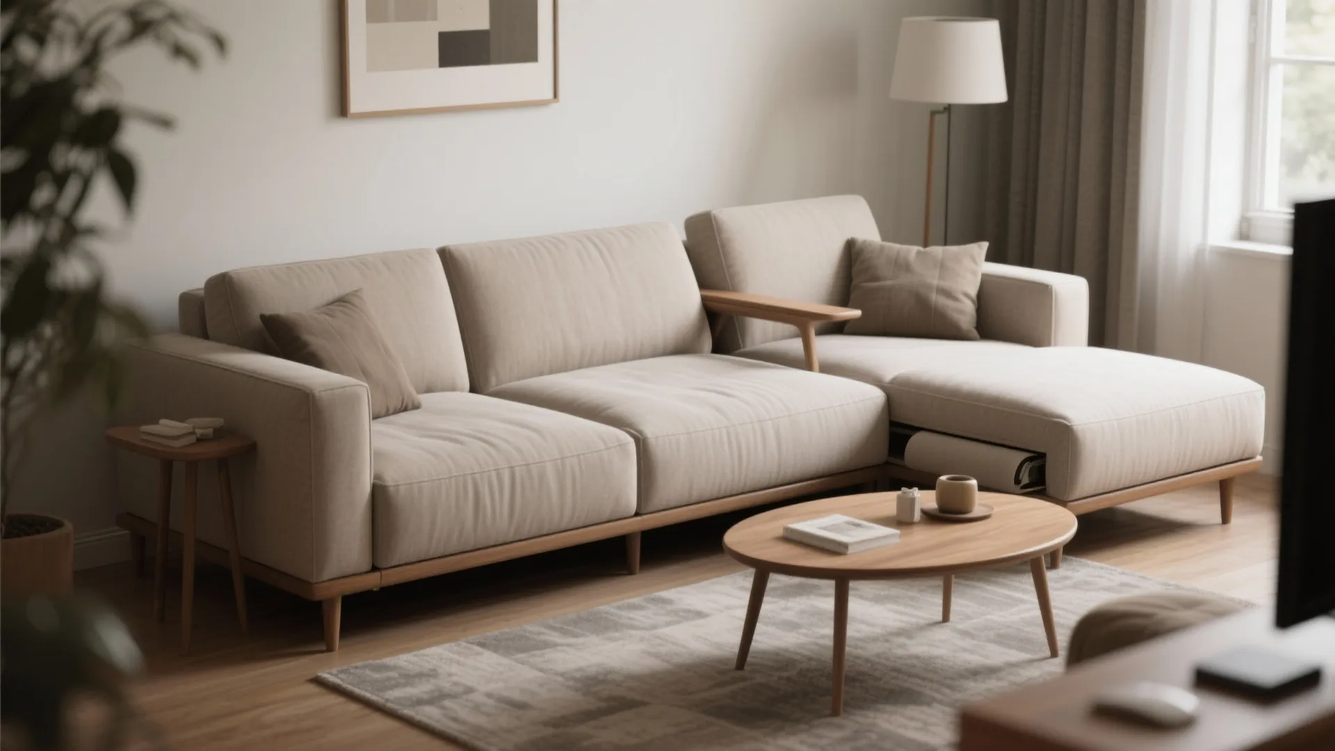 4. Modular sofas with a dedicated recliner module