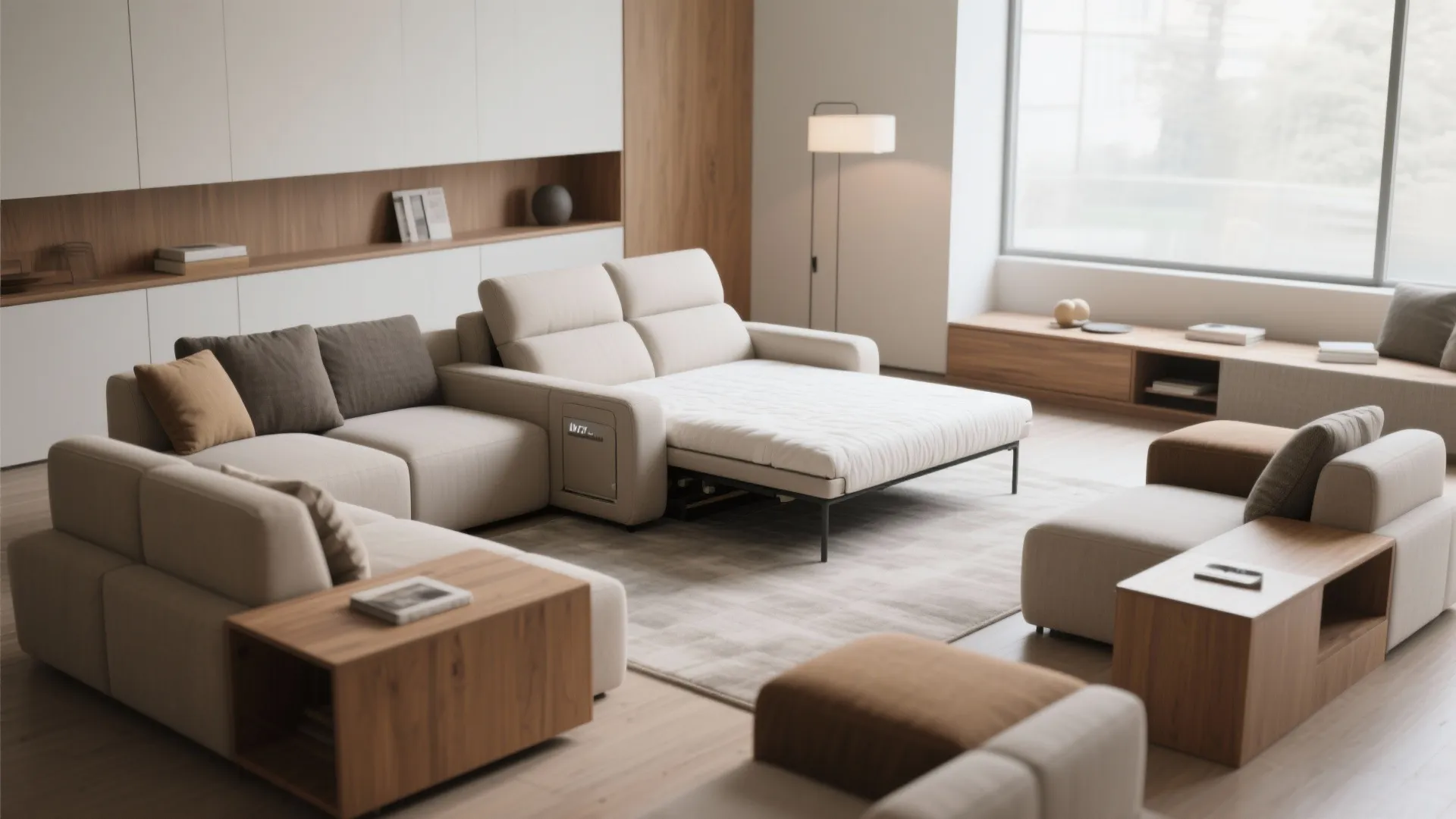 5. Multi-function recliners and modular seating