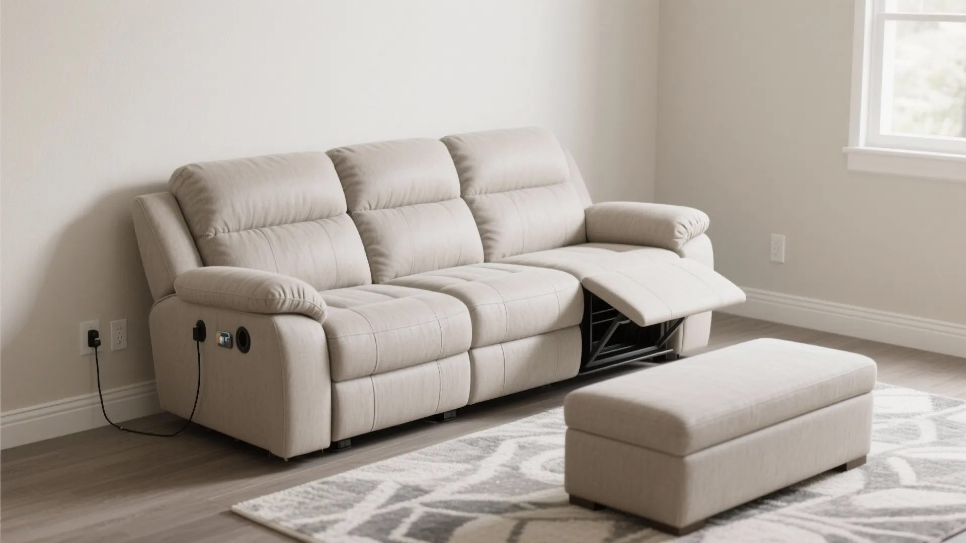 Modular Recliner Loveseats (Armless Center + Chaise)