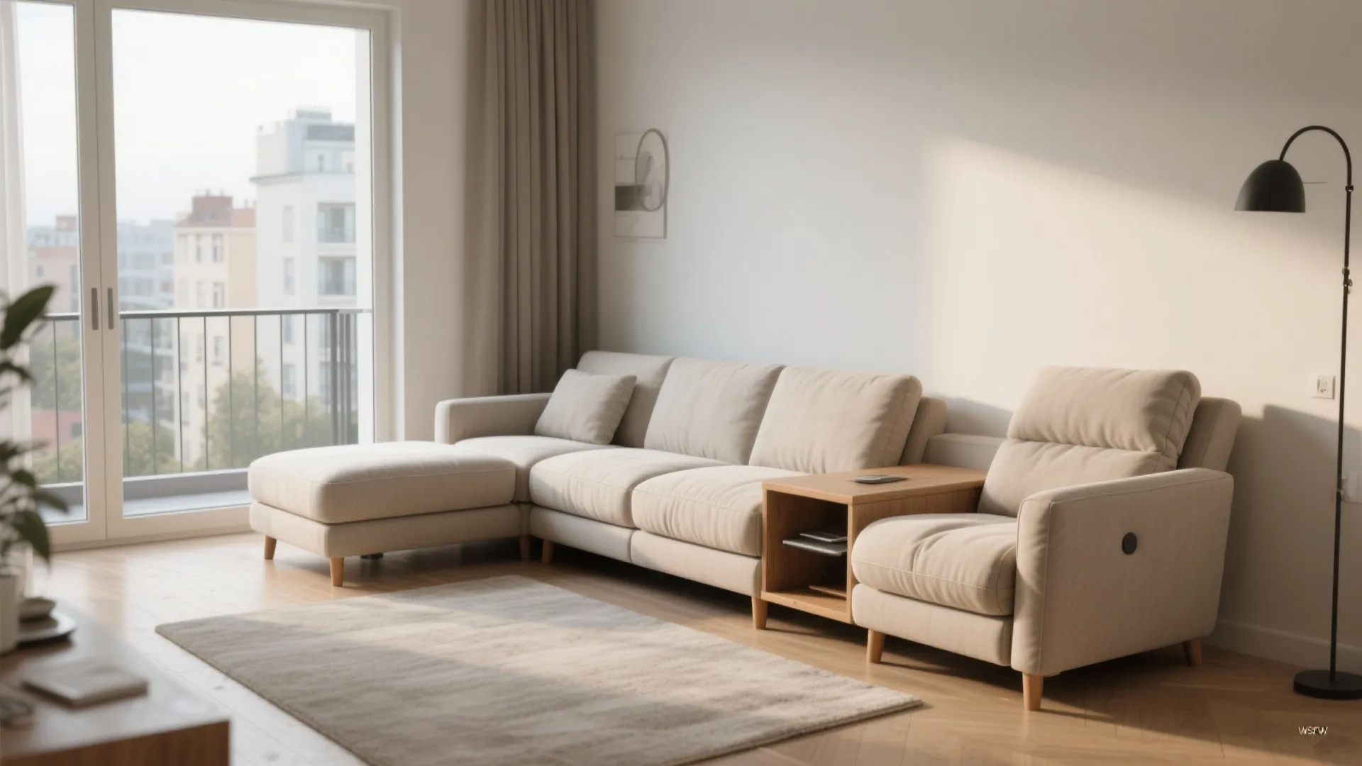 1. Choose a modular reclining sectional