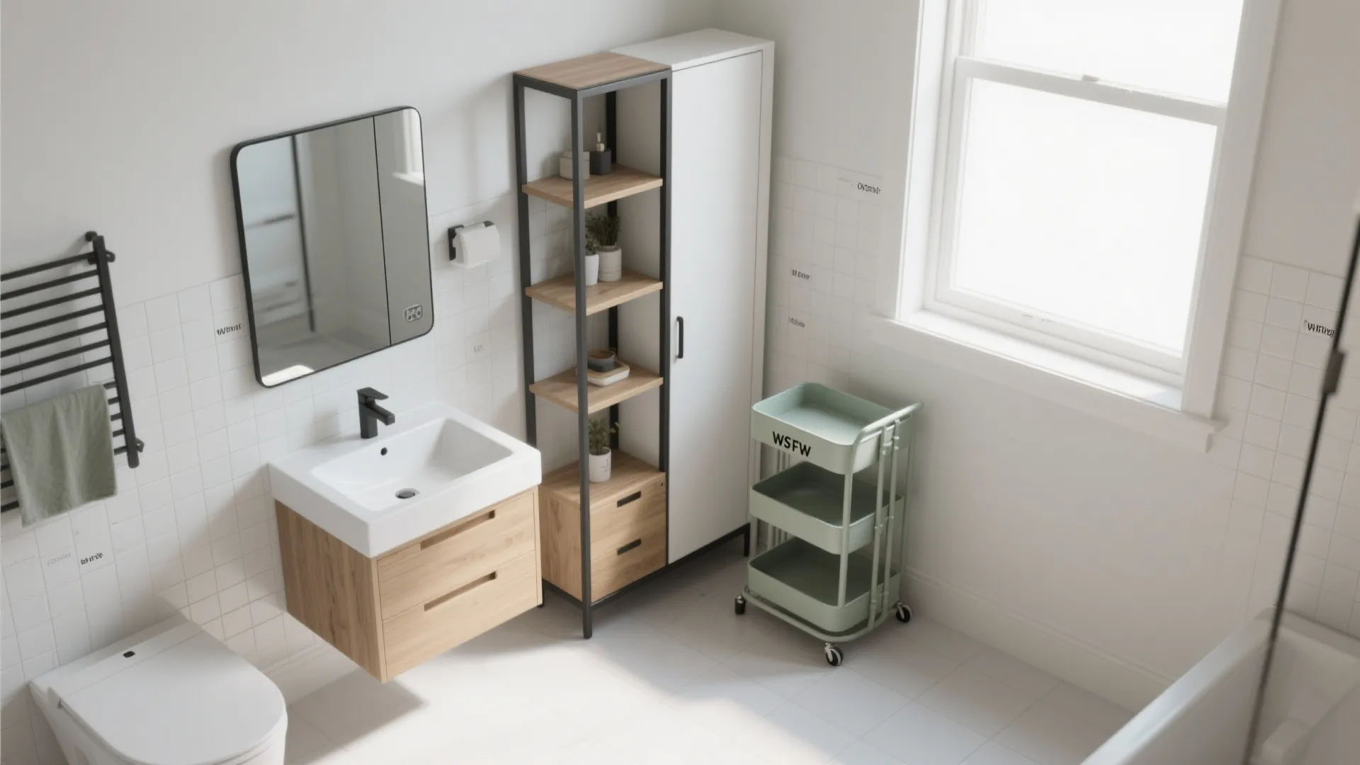 Modular, Renter-Friendly Bathroom Sets