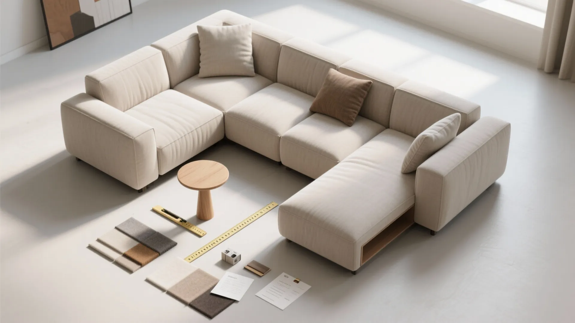 3. Choose scale and modular pieces