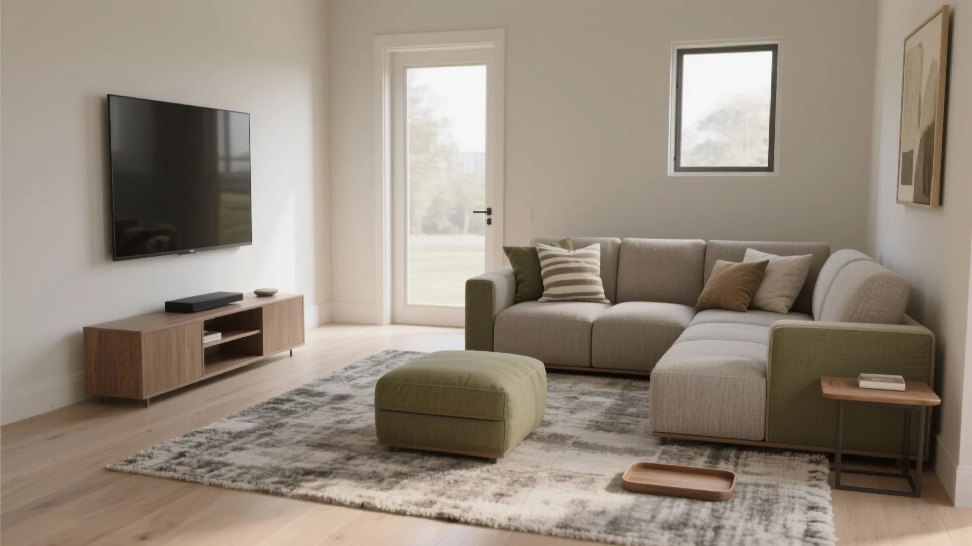 Flexible seating: modular sofas and ottomans