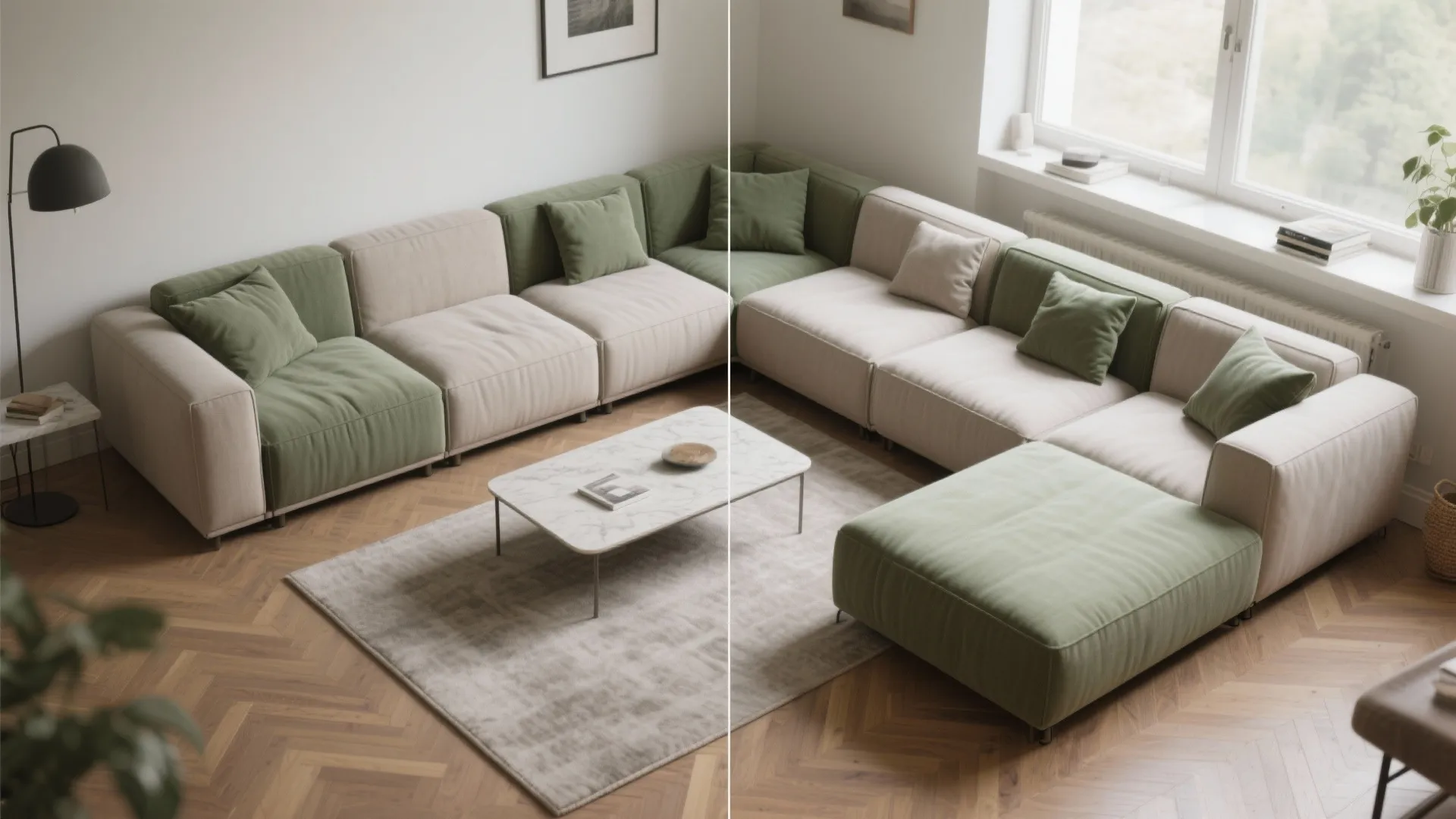 2. Modular seating that adapts