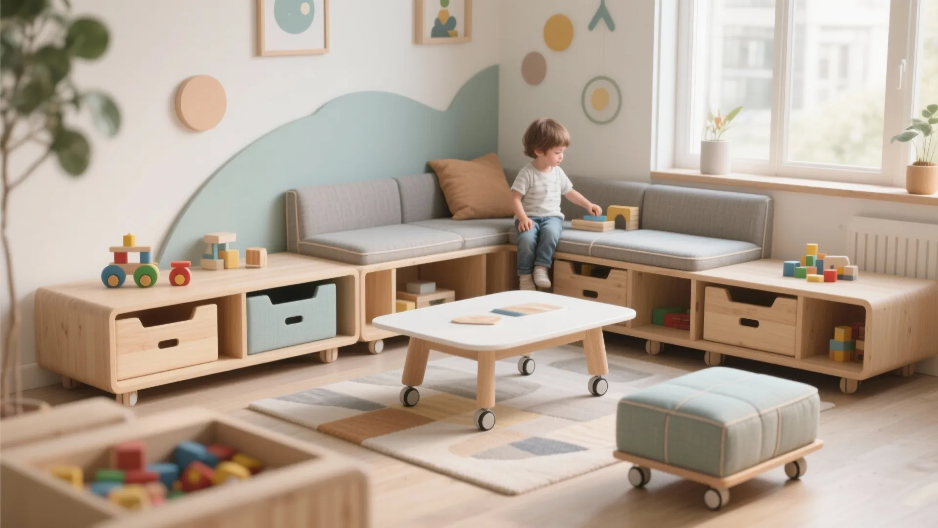 3. Convertible Furniture and Modular Seating