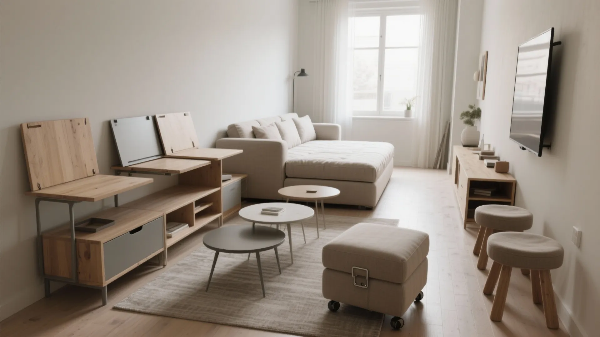 Multi-Taskers: Modular, Foldable, and Hidden Seating