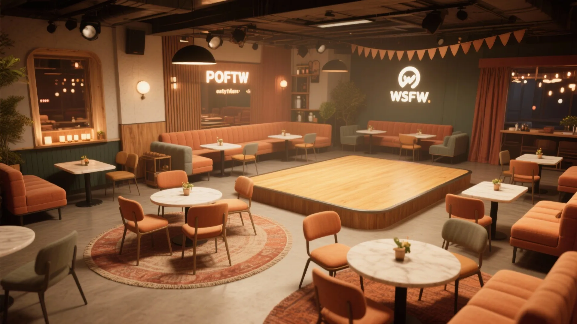 Modular Seating and Social Clusters