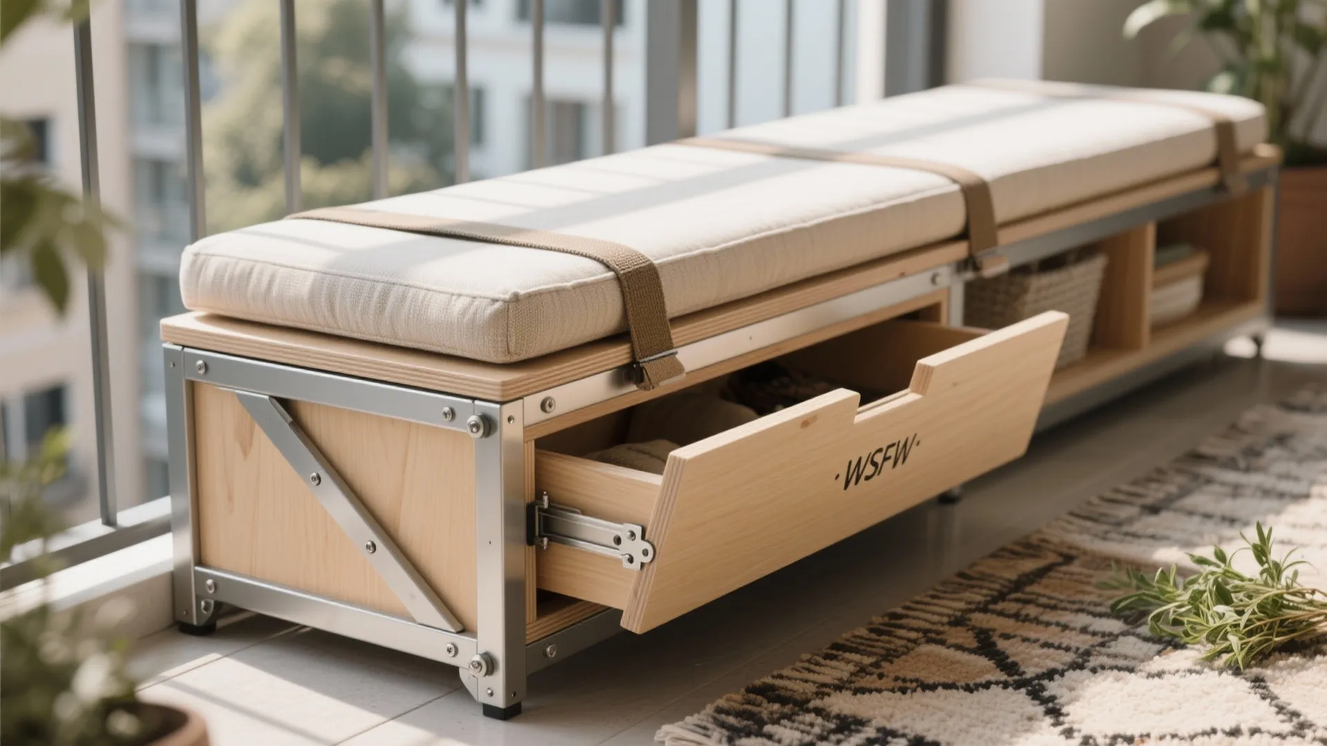 Foldable, Modular Seating That Doubles as Storage