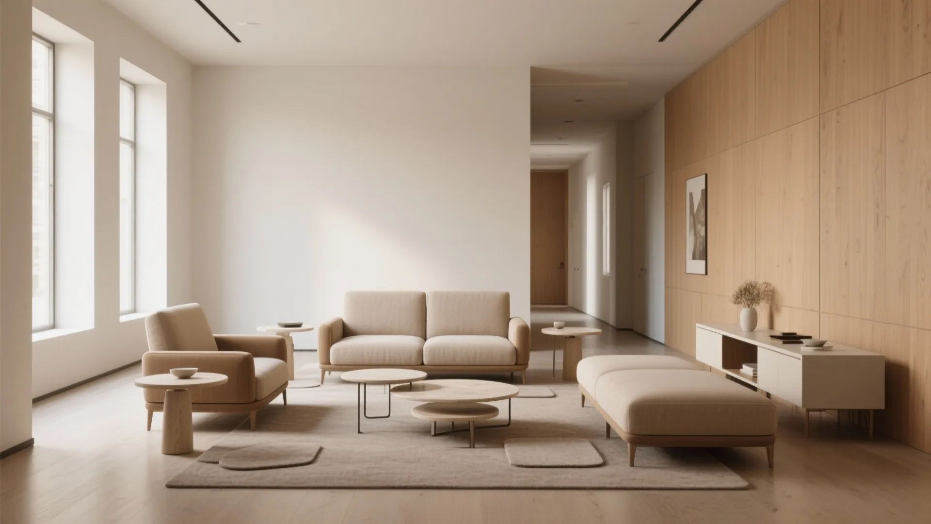 Modular Seating and Slim Silhouettes