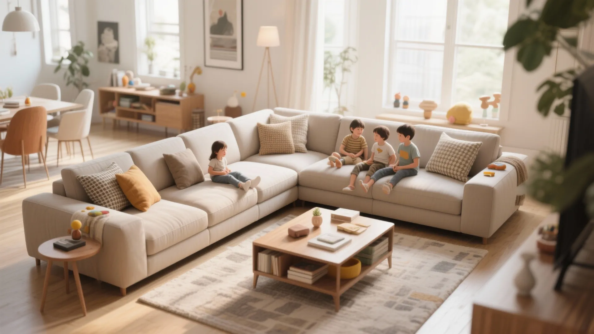 3. Play with Modular Seating