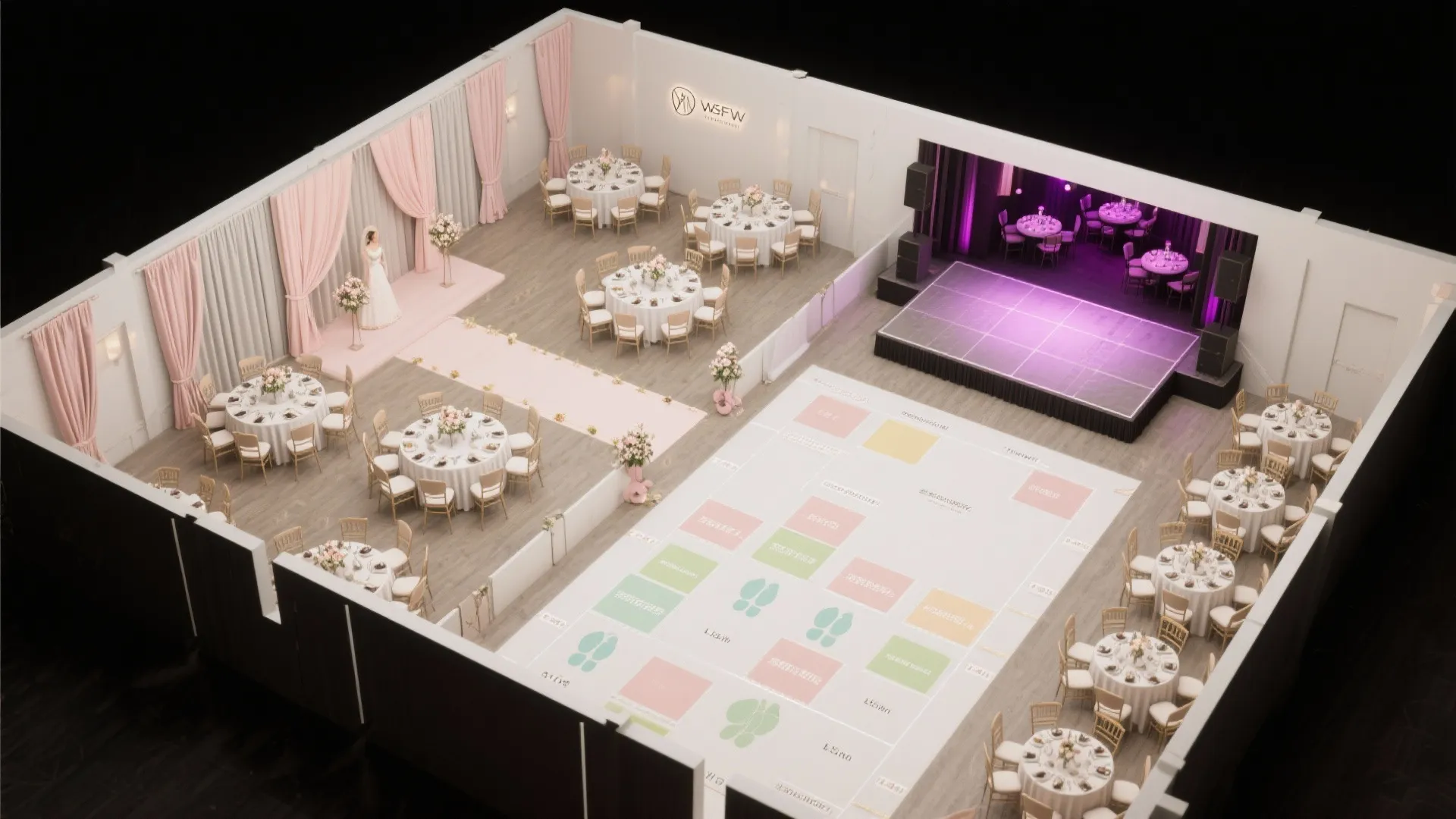 Modular Seating Plans for Fast Turnovers