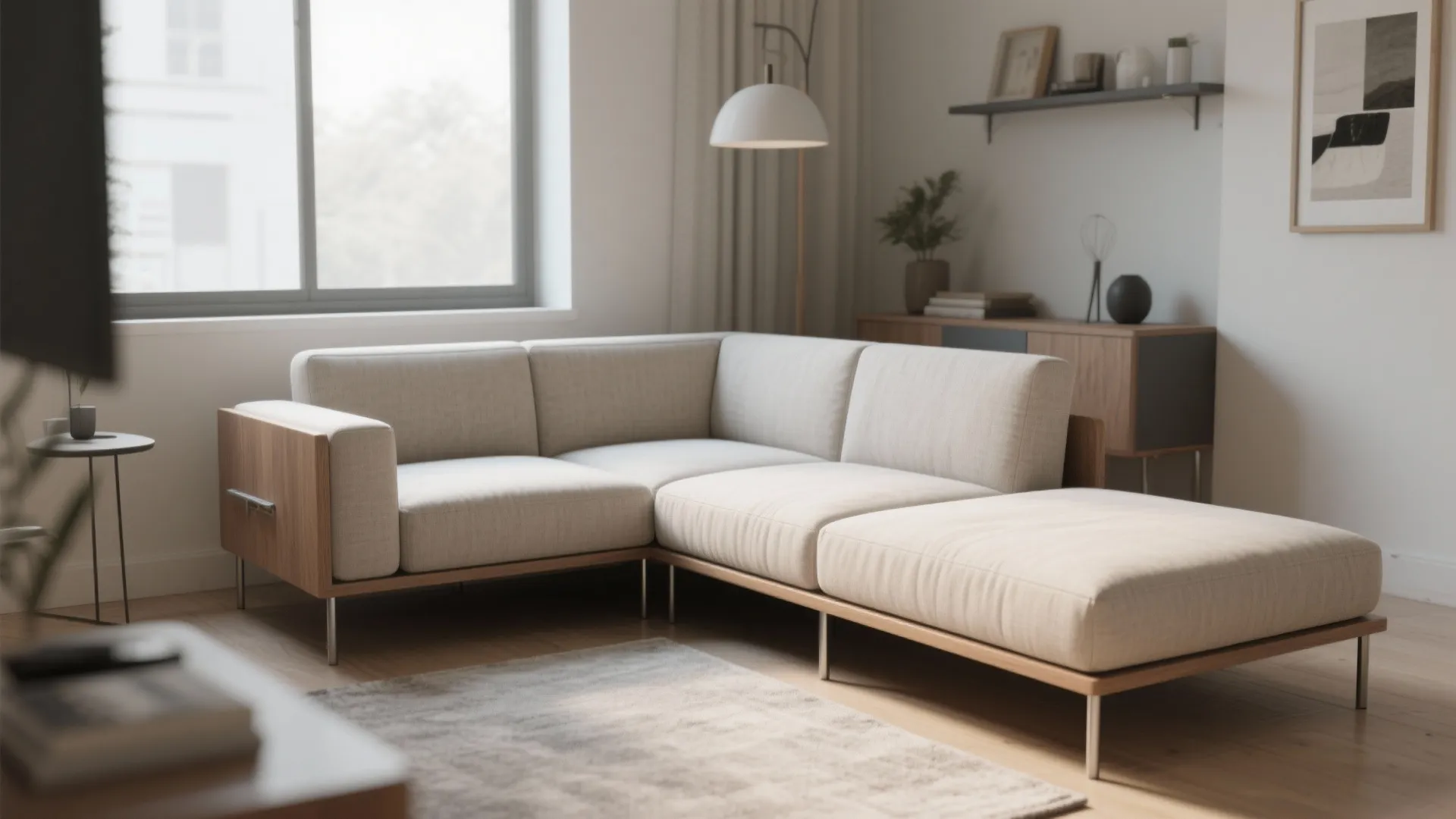 1. Choose a Compact Modular Sectional