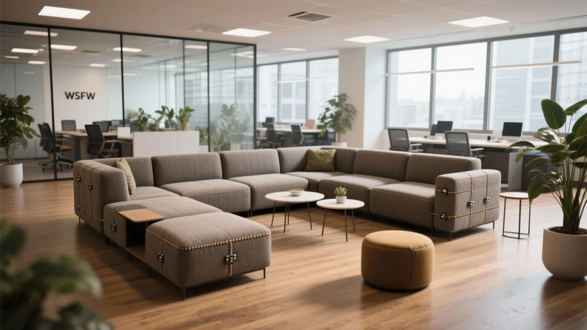 Modular sectional for flexibility