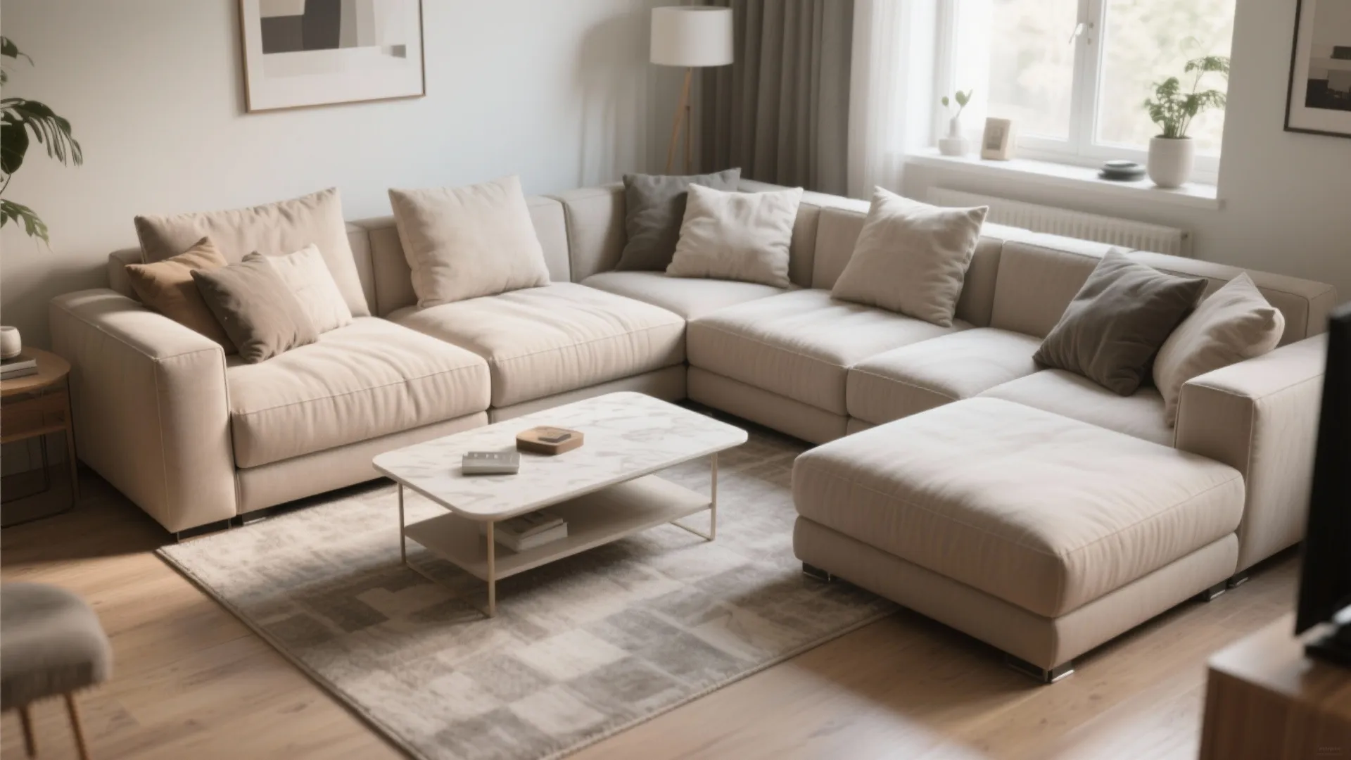 2. Modular sections for flexible zoning