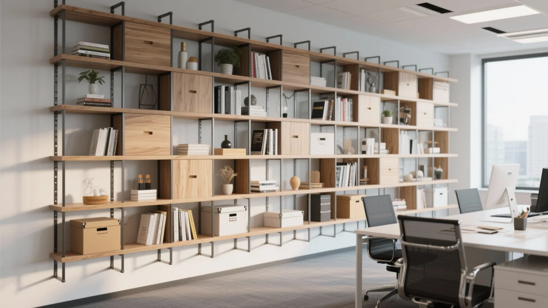 6. Adjustable Modular Shelves