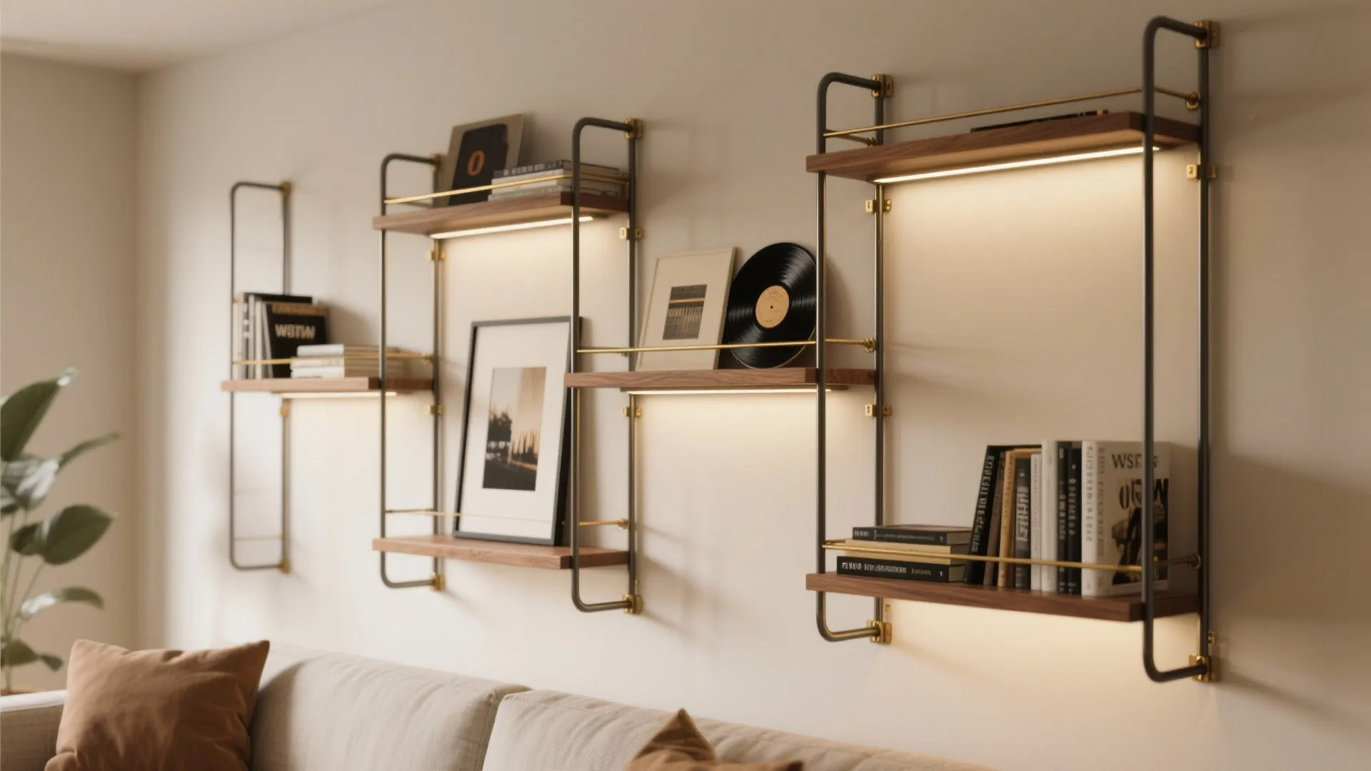 Modular, adjustable systems for renters