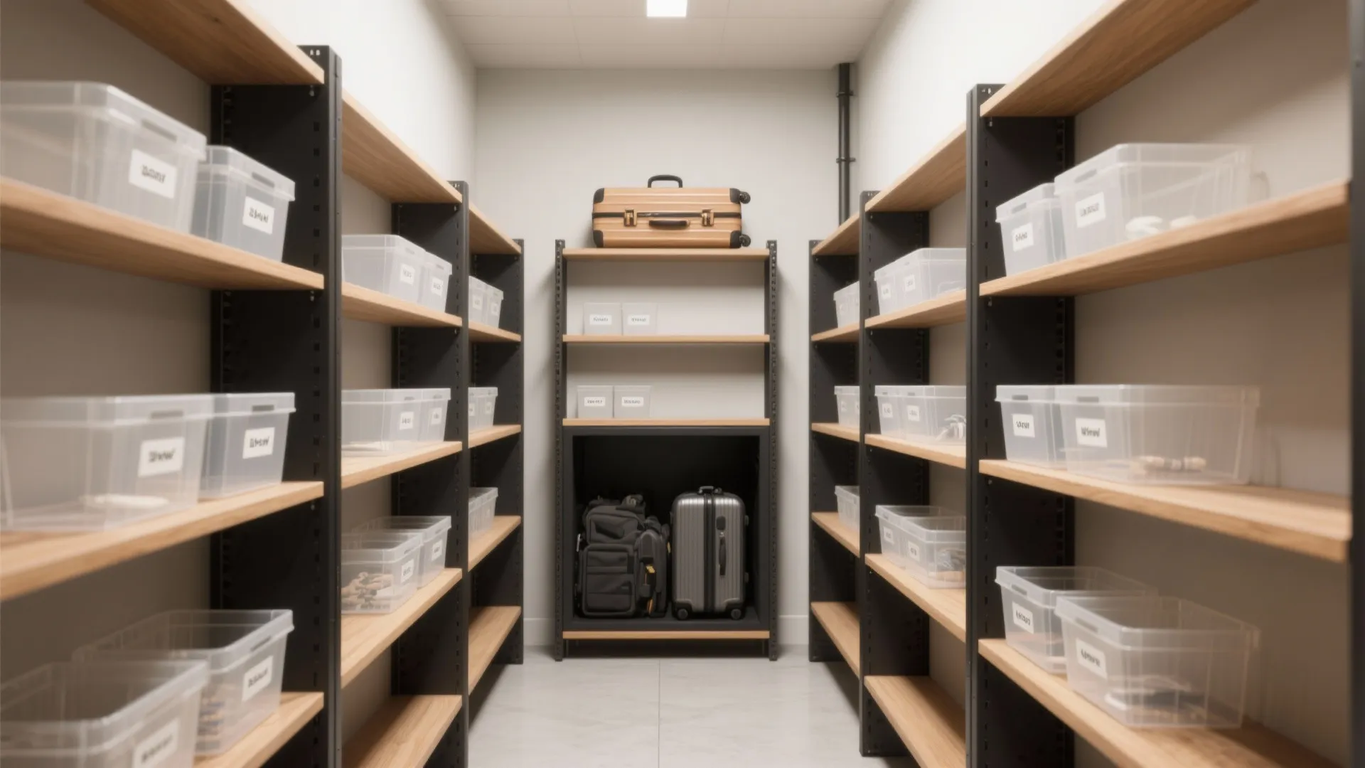 Modular Floor-to-Ceiling Shelving