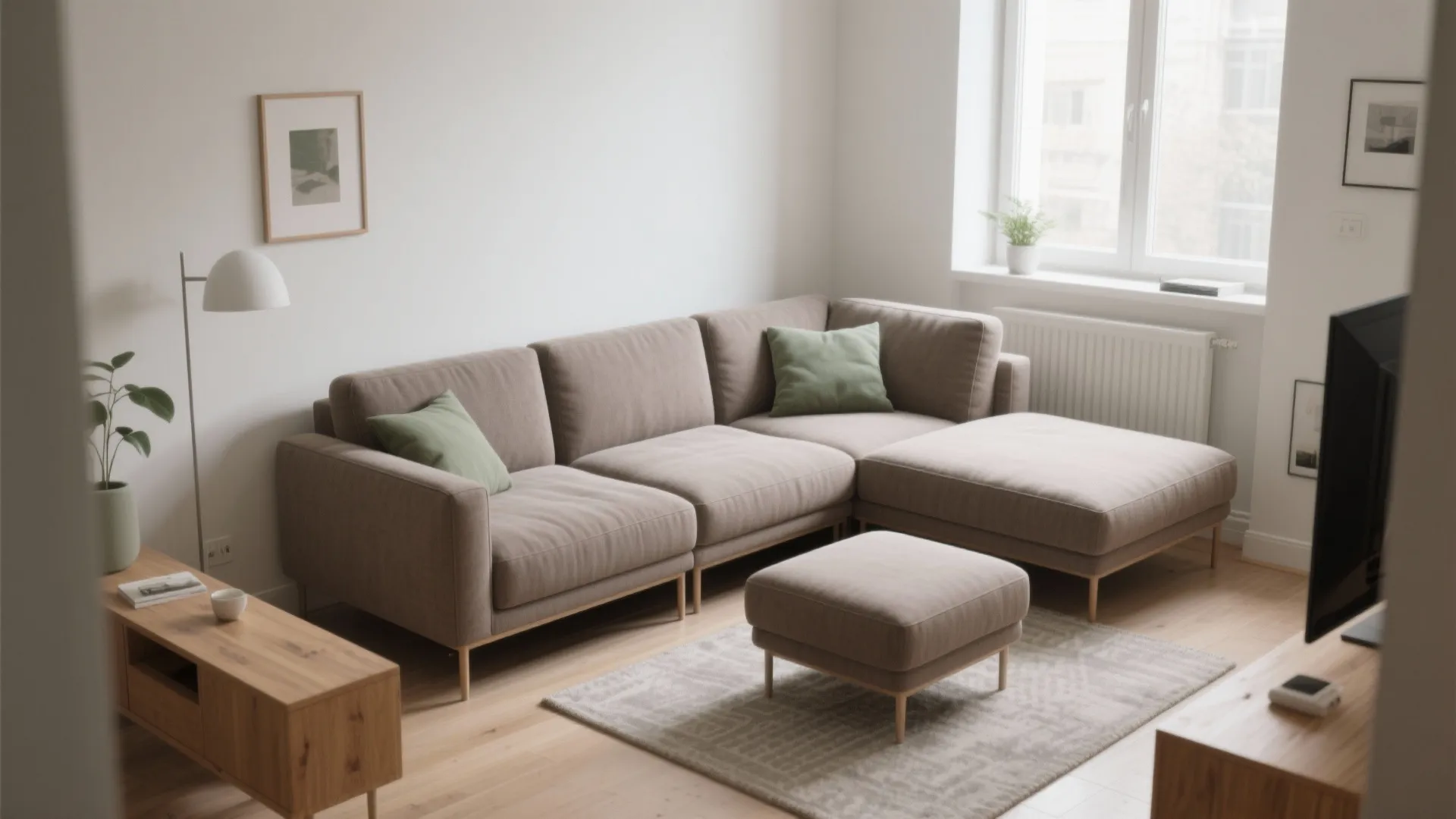 Modular seating for small living rooms