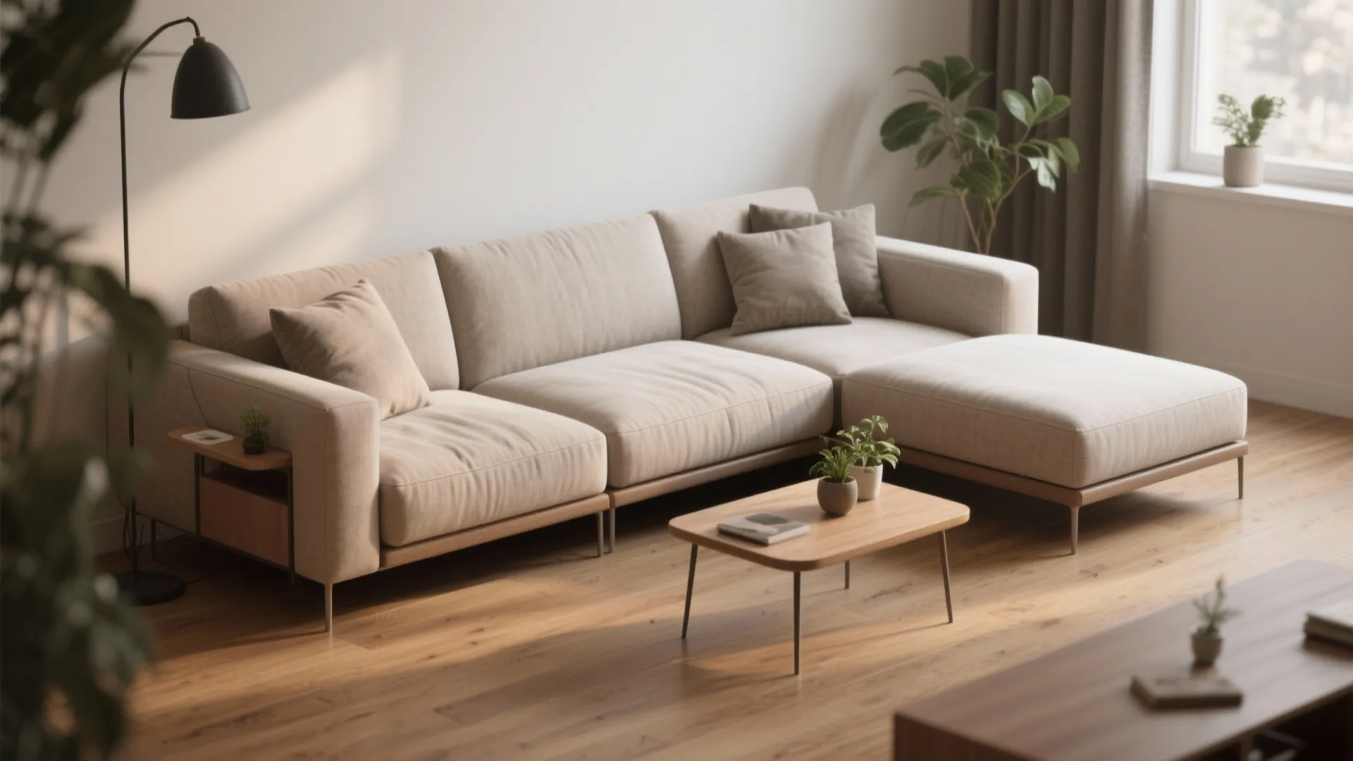 1. Modular seating that adapts