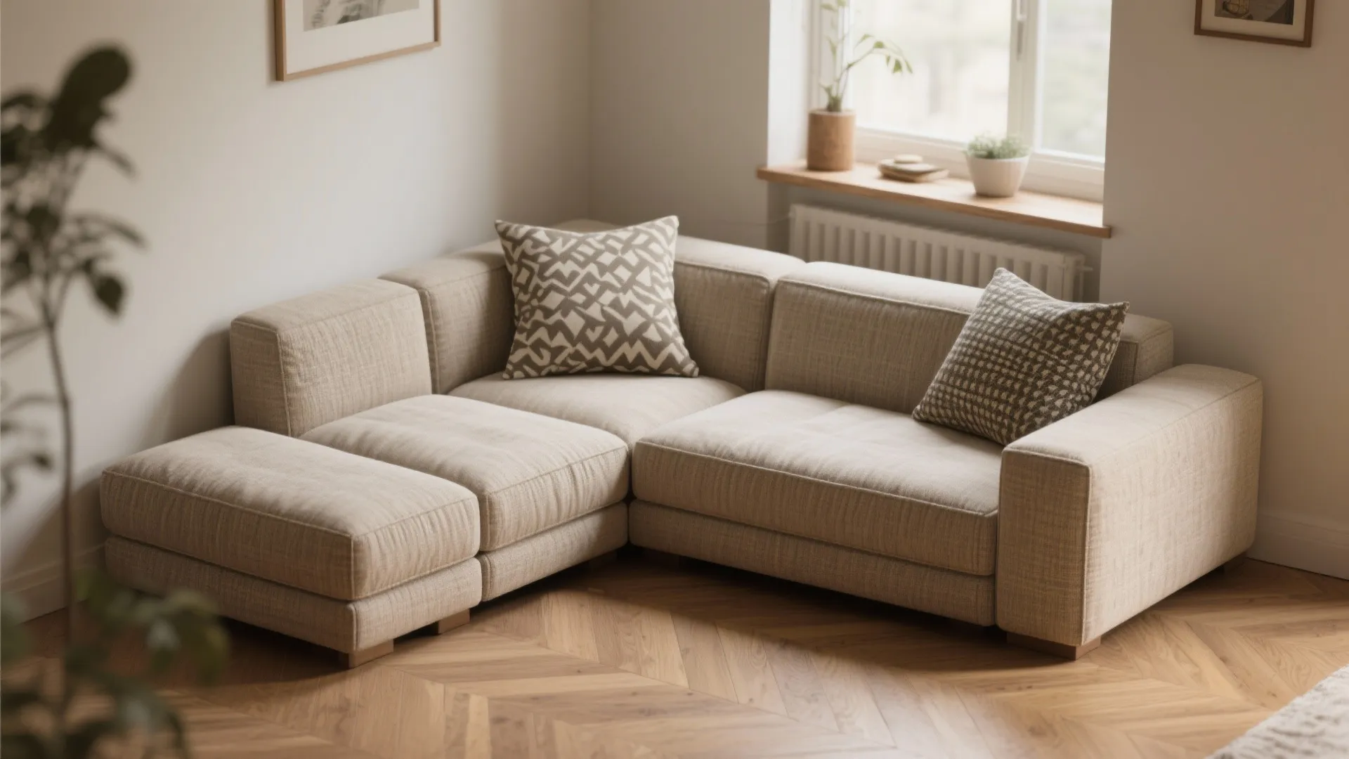 1. Modular seating that adapts