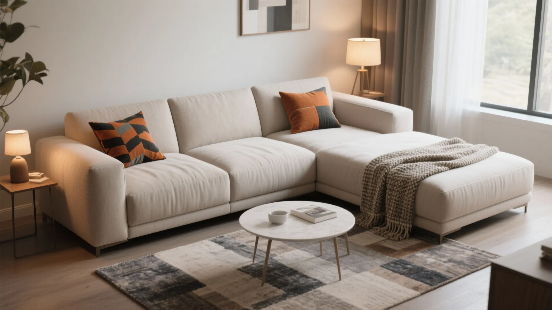 1. Modular sofas that adapt