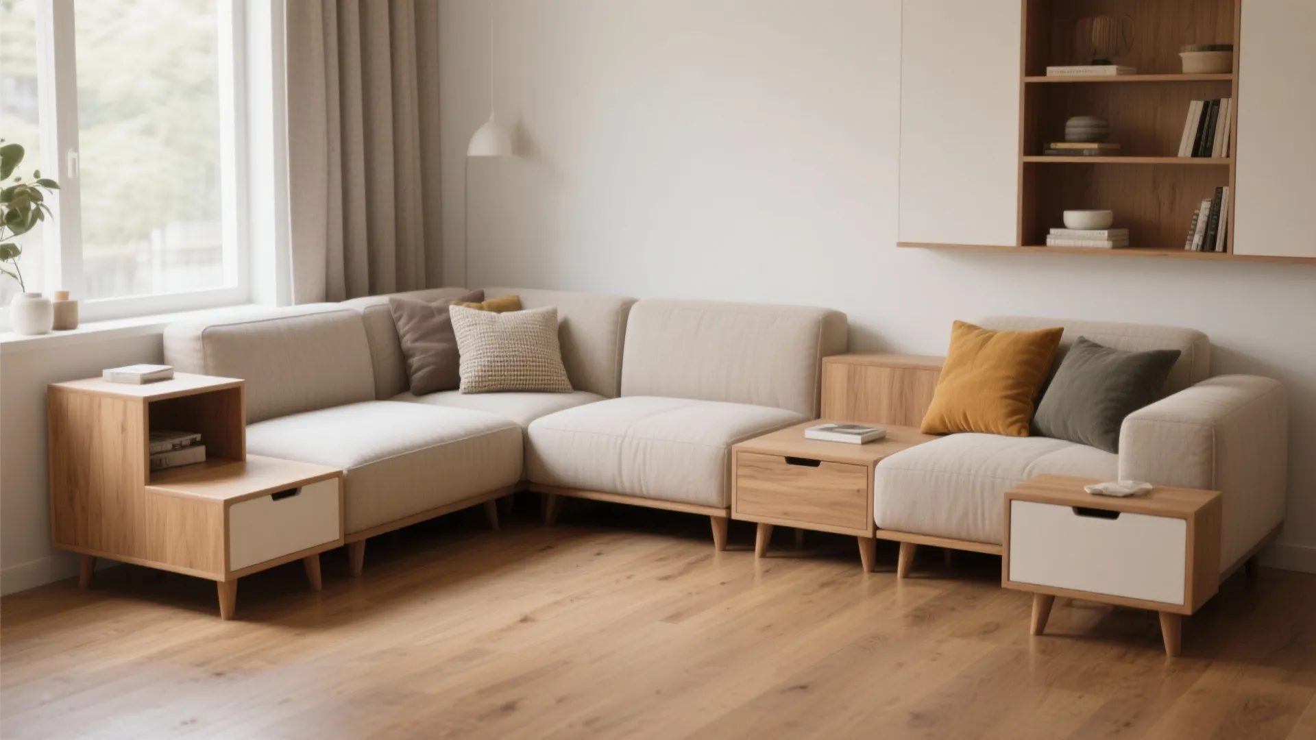 1. Modular seating that adapts