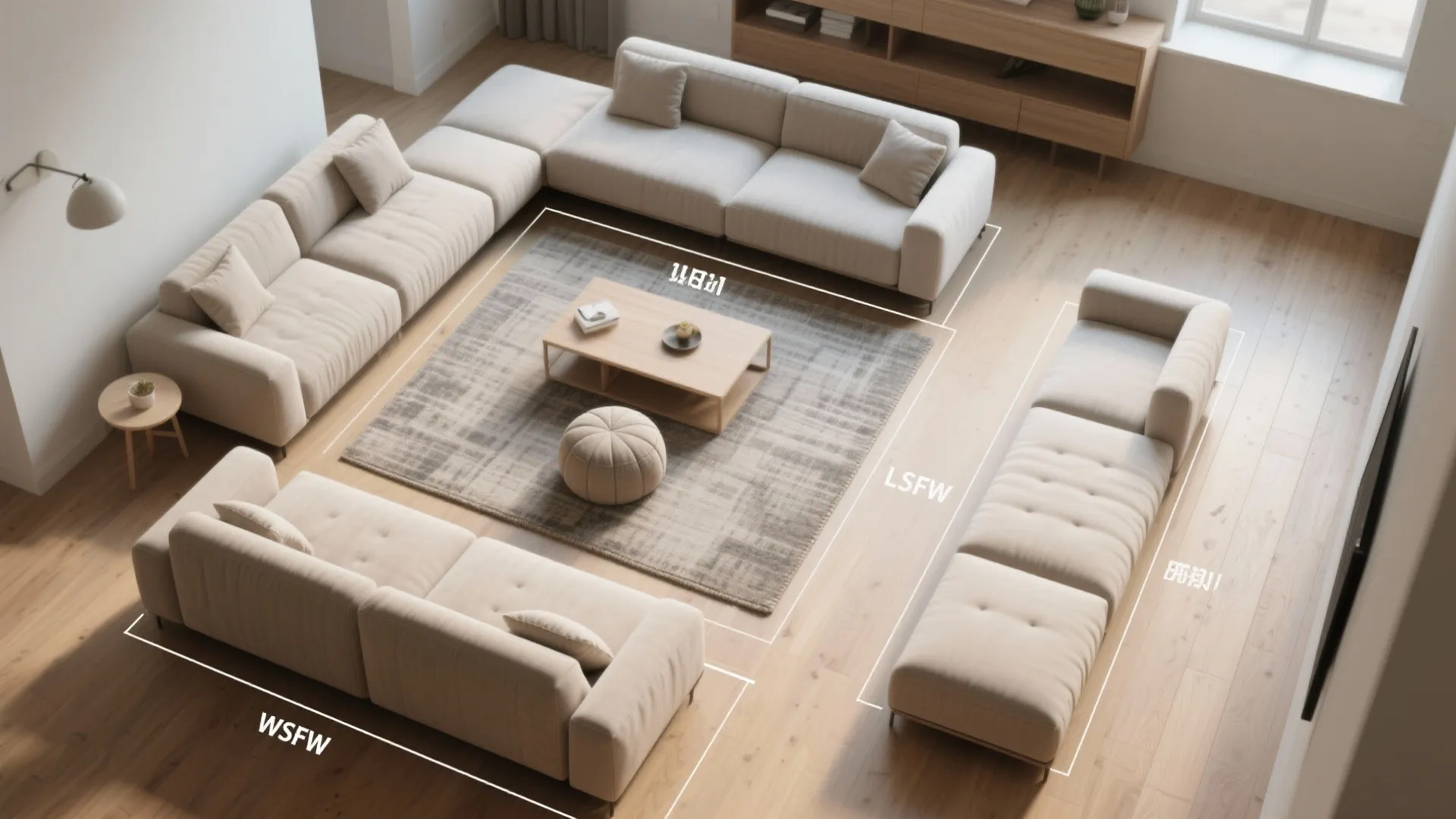 2. Modular pieces you can reconfigure