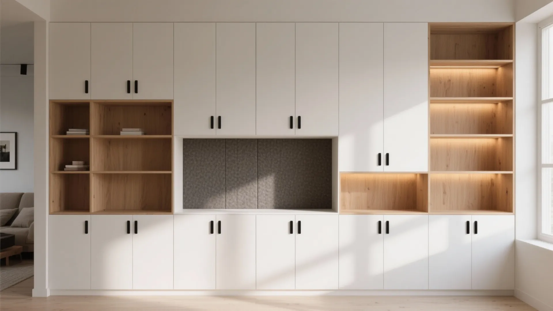 Modular Storage Divider (Shelves + Cabinets)