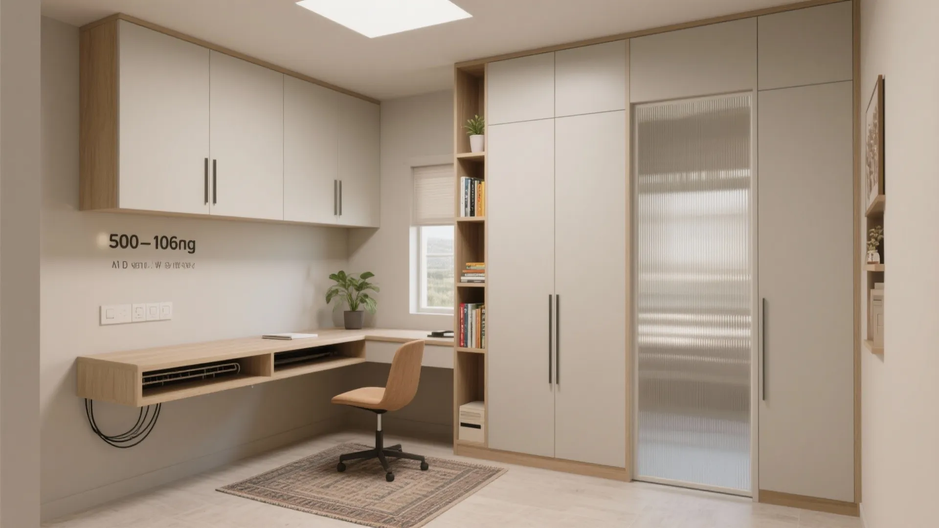 Minimal modular storage for small Indian study rooms