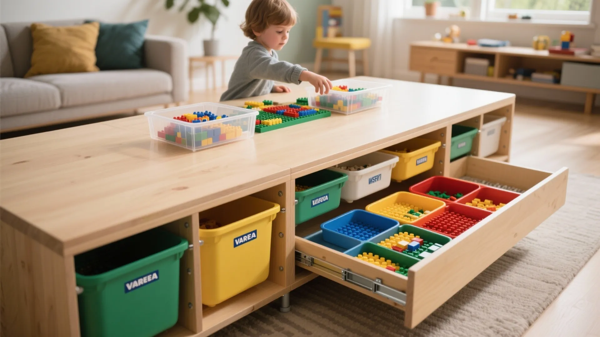 2. Modular Storage: Use Inserts and Bins