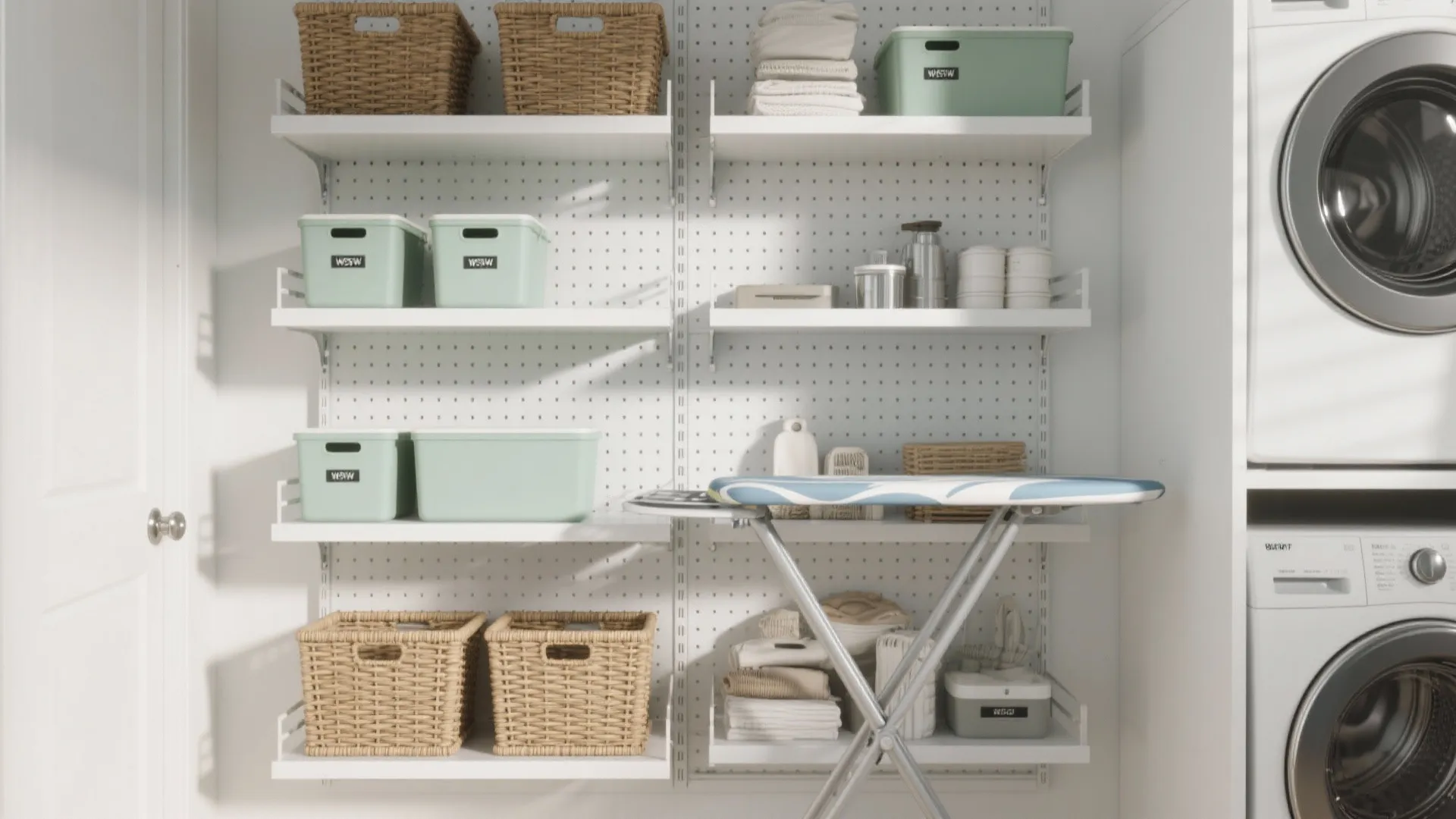 4. Convert vertical wall into modular storage