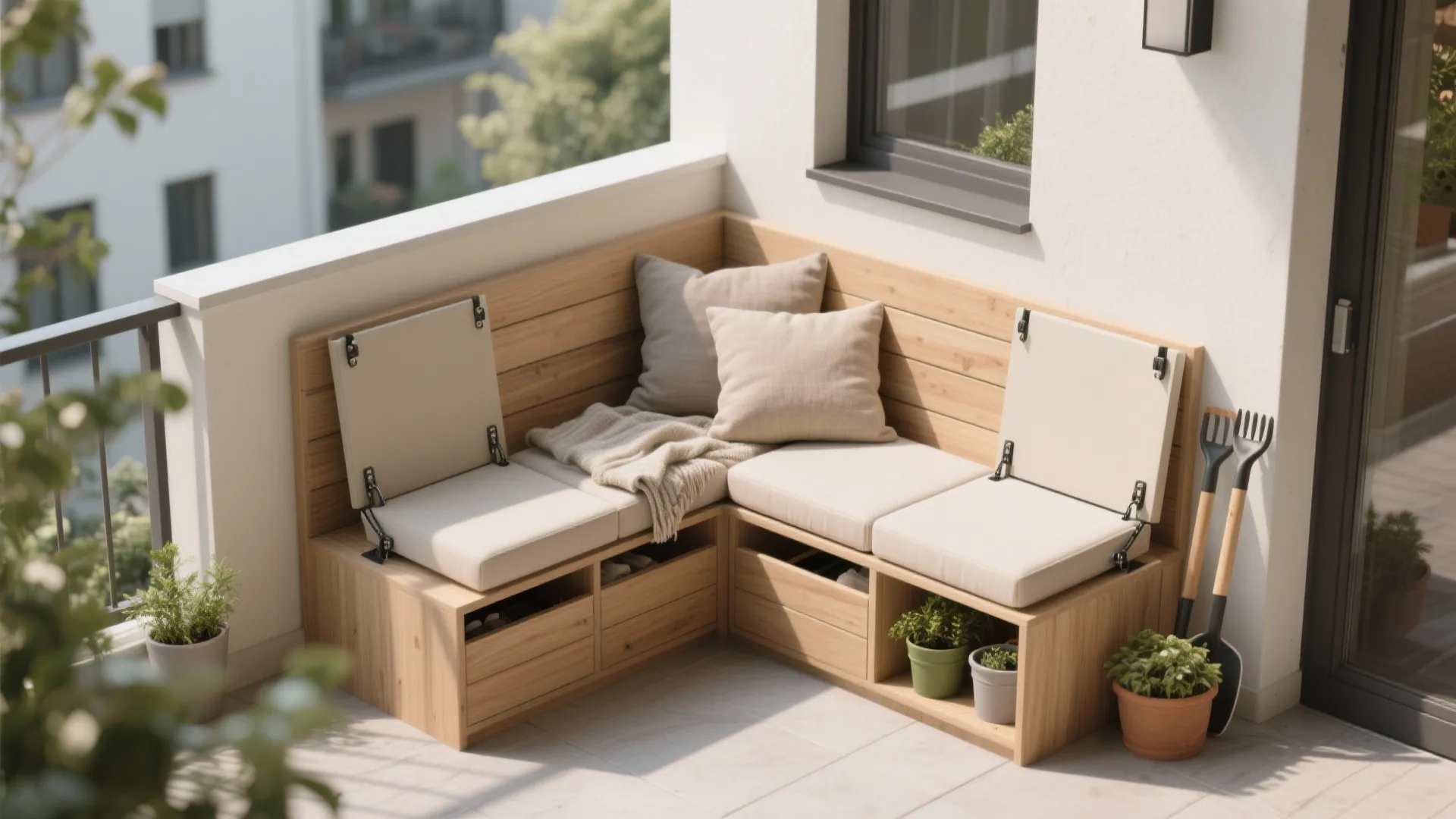 Modular Seating with Hidden Storage