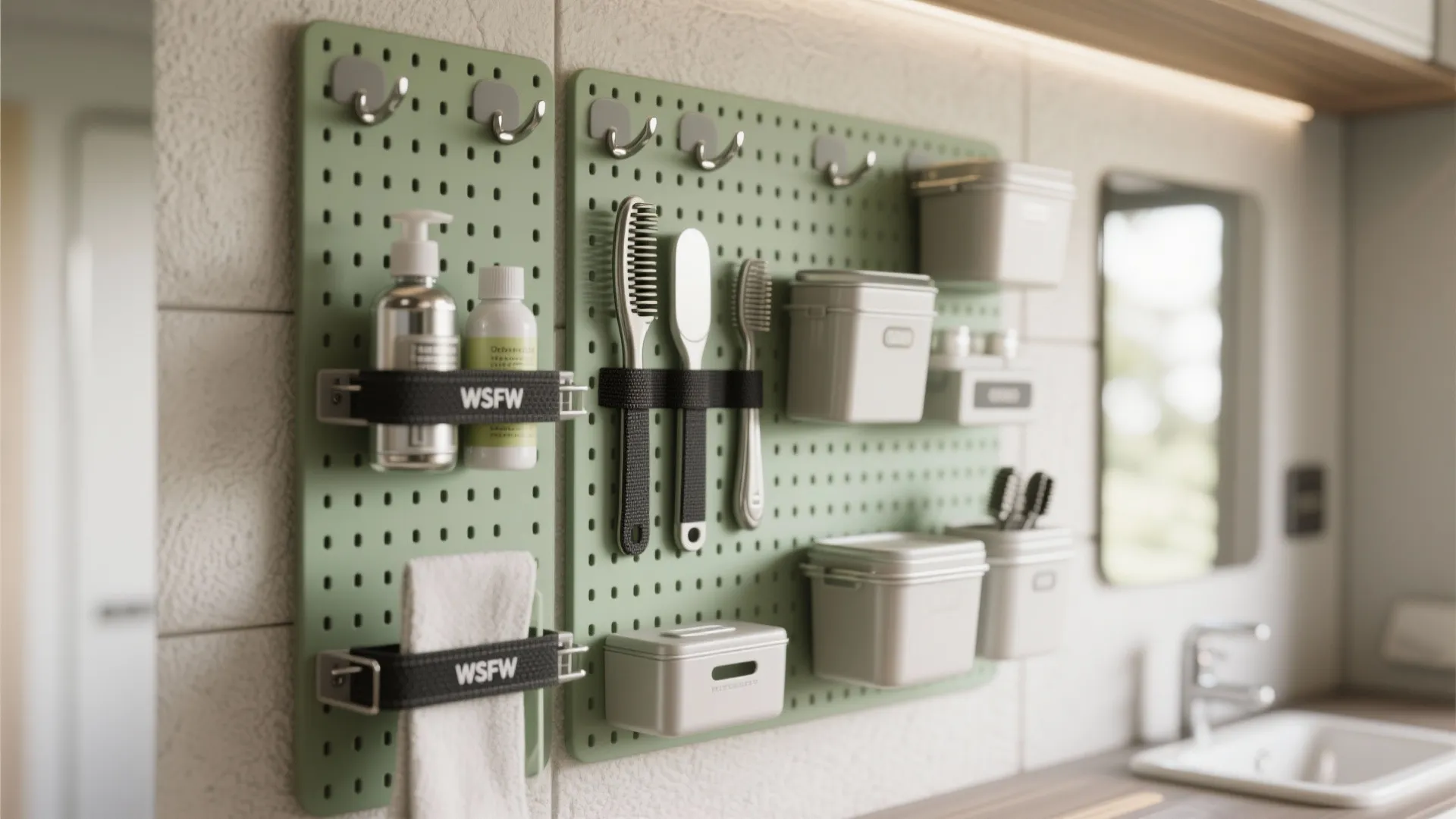 5. Modular Storage Panels and Magnetic Holders