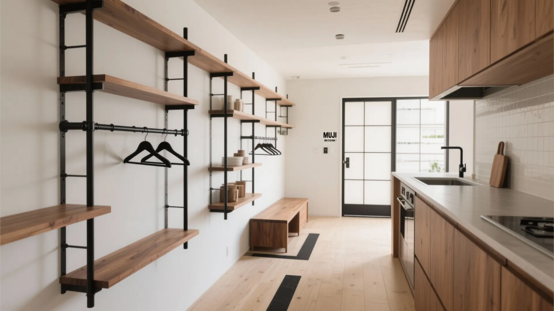 Tips 4: 造作は“触れる場所だけ厚く”、他はモジュールで賢く削る（東京小户型の収納技巧）