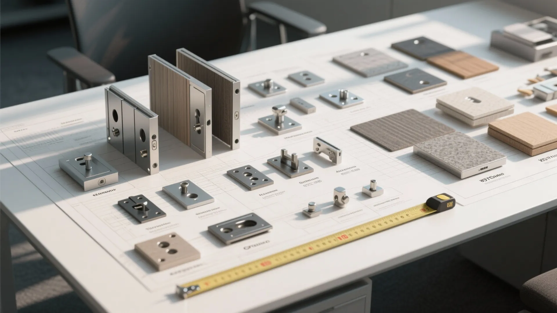 5. Adjustable strike plates and modular hardware for flexibility