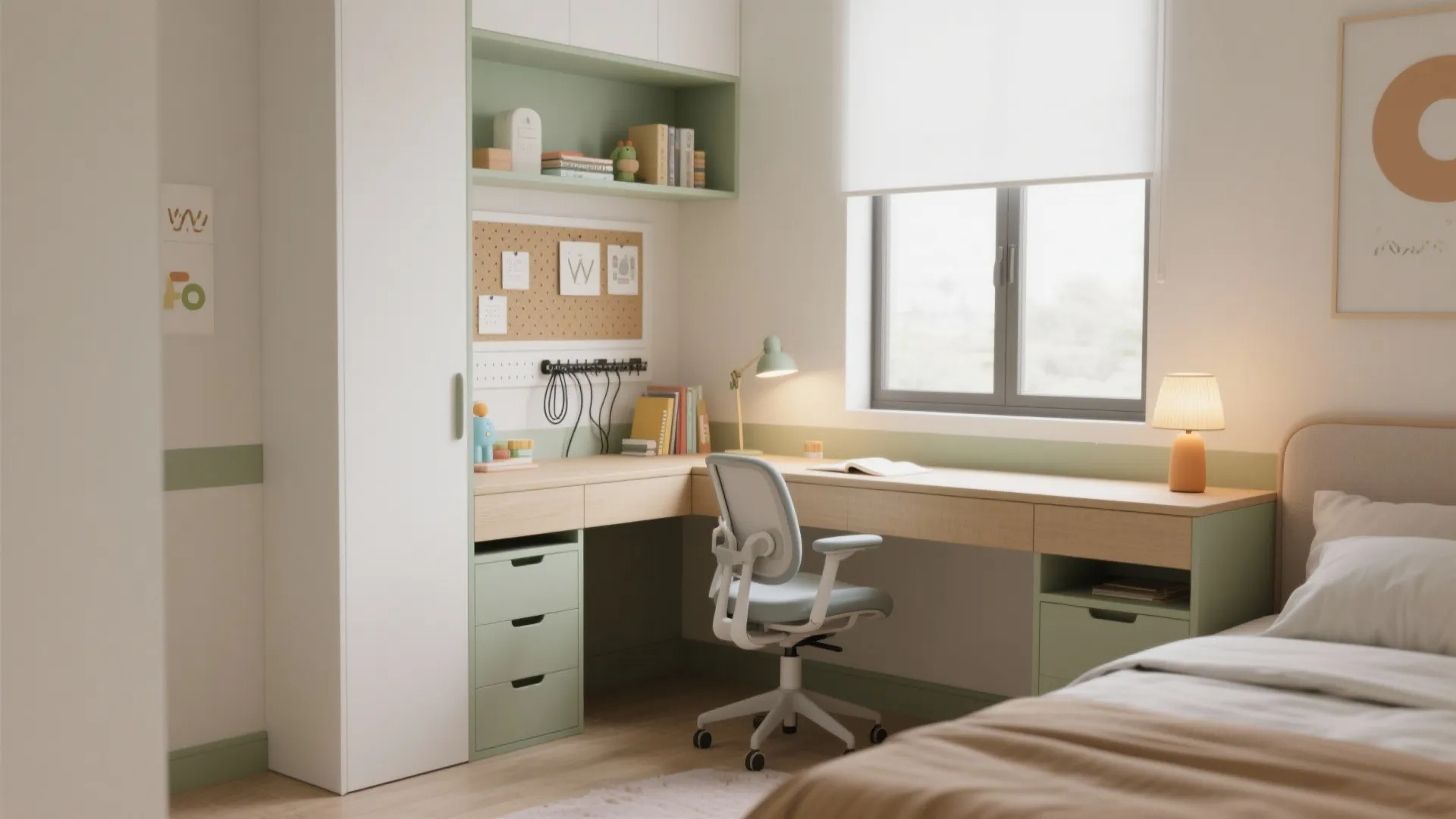 Modular Study Corner That Adapts With Age