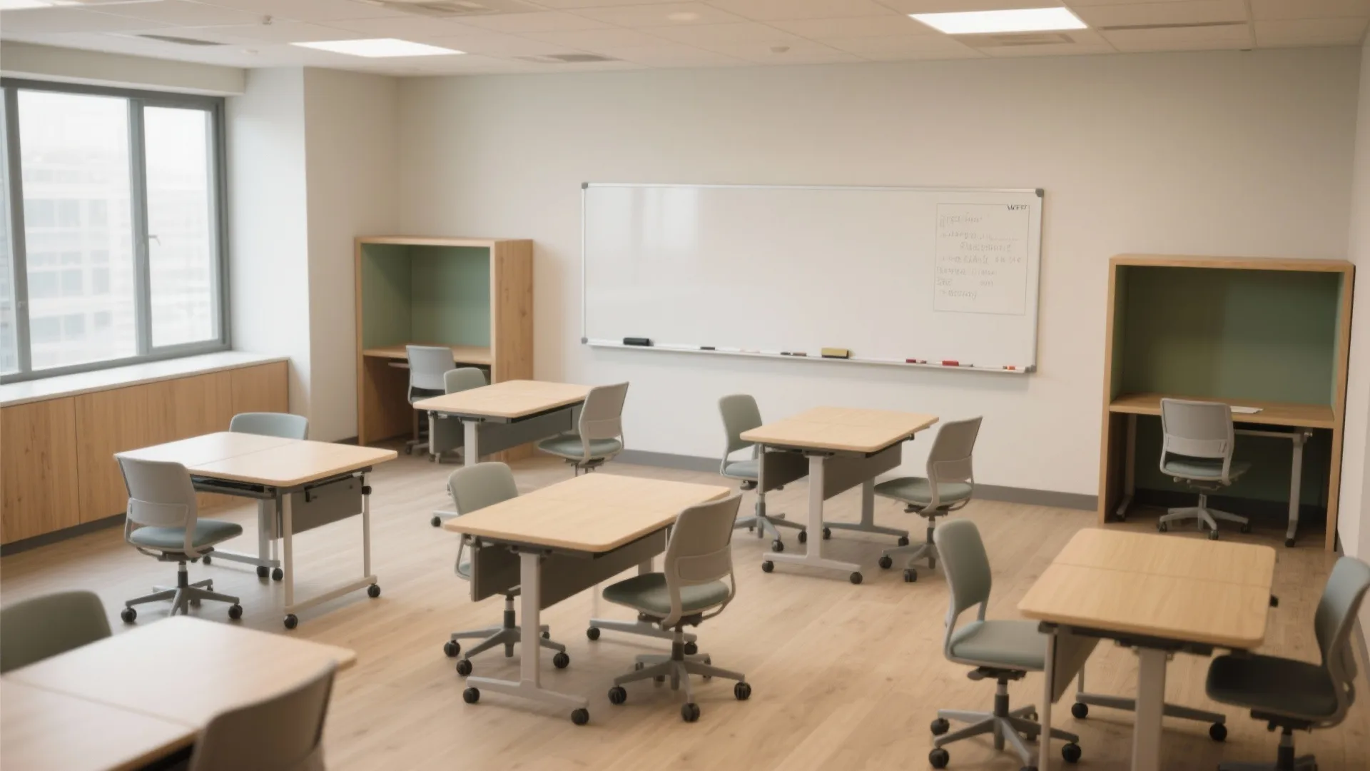 3) Move It When You Need It: Modular Tables, Caster Chairs, and Micro Nooks