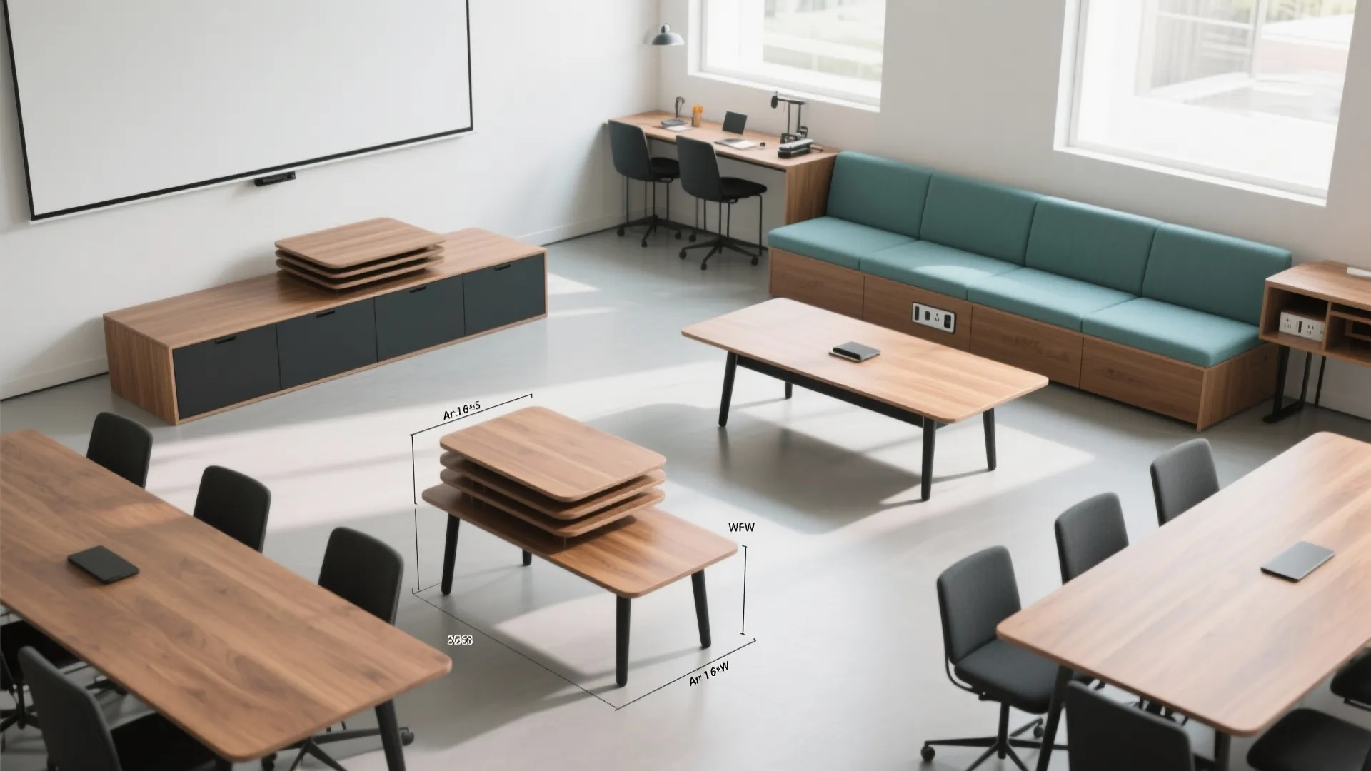 2. Use multifunctional surfaces