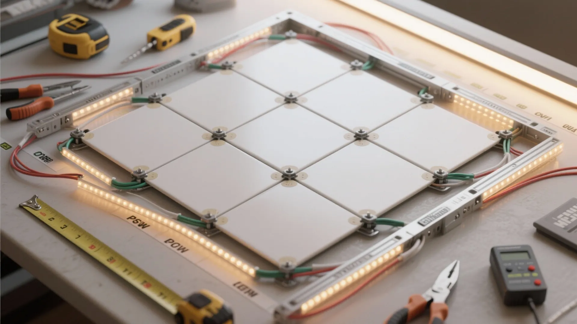 Budget-Friendly Modular PVC LED Tiles (DIY)