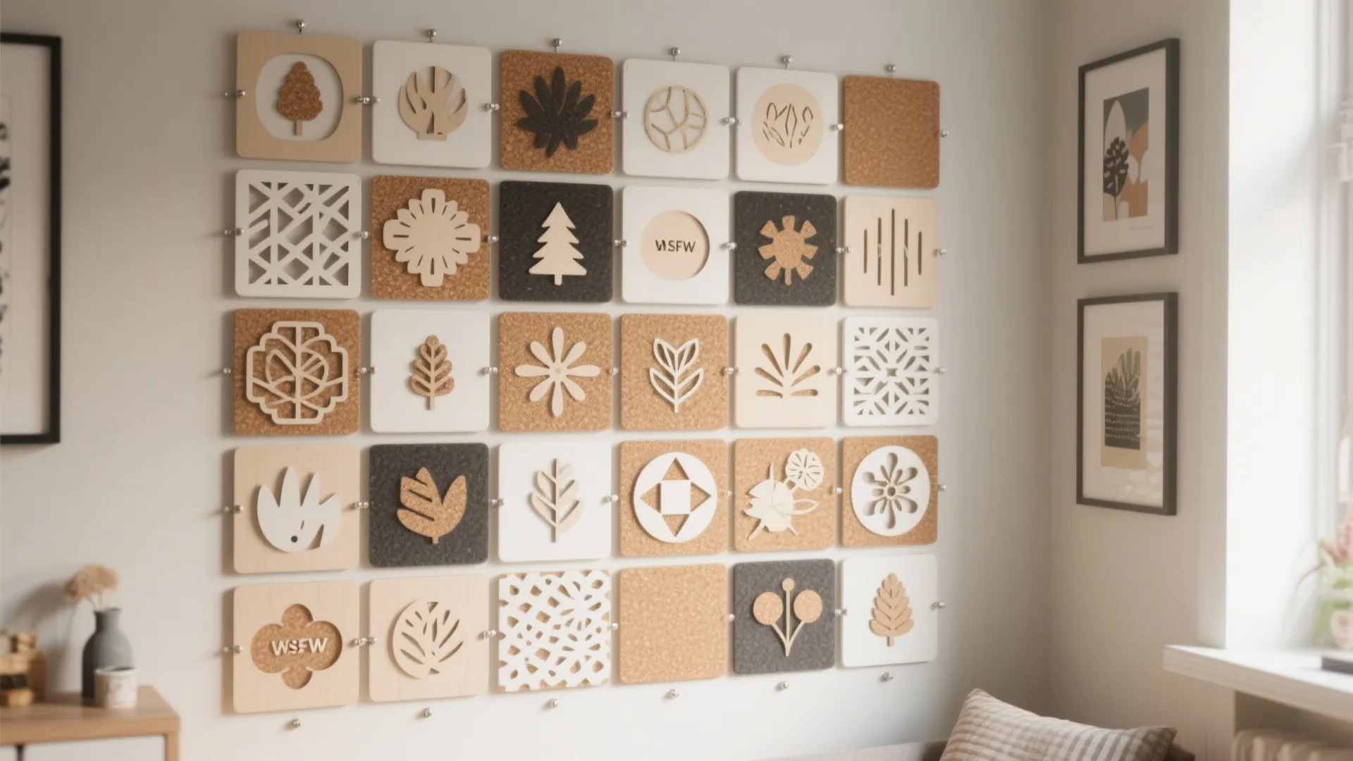 Modular Laser-Cut Tiles You Can Reconfigure