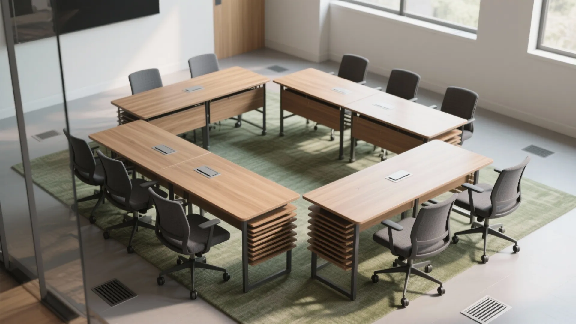 Flexible seating and modular tables