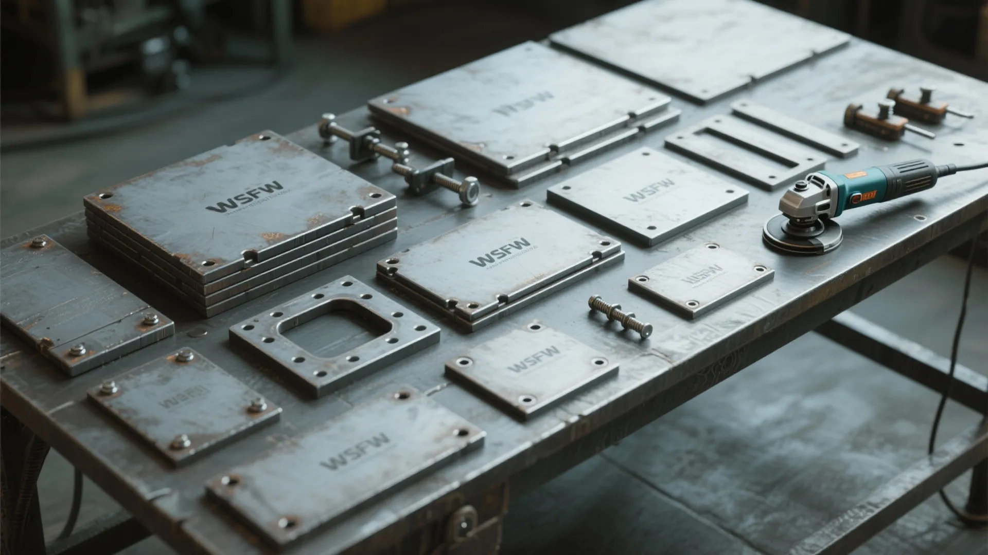 2. Modular top with replaceable plates