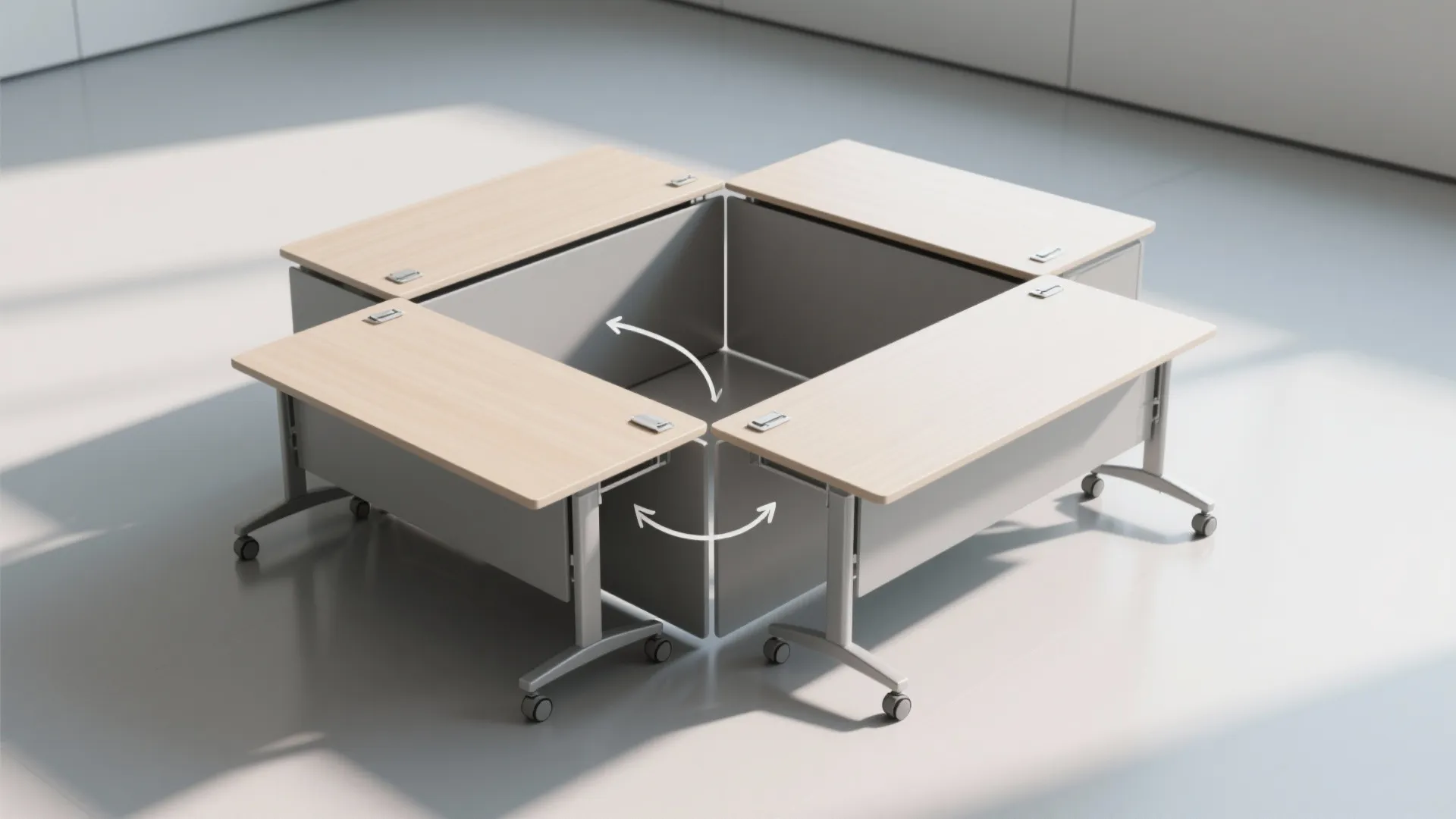 4) Modular, Nesting Meeting Tables