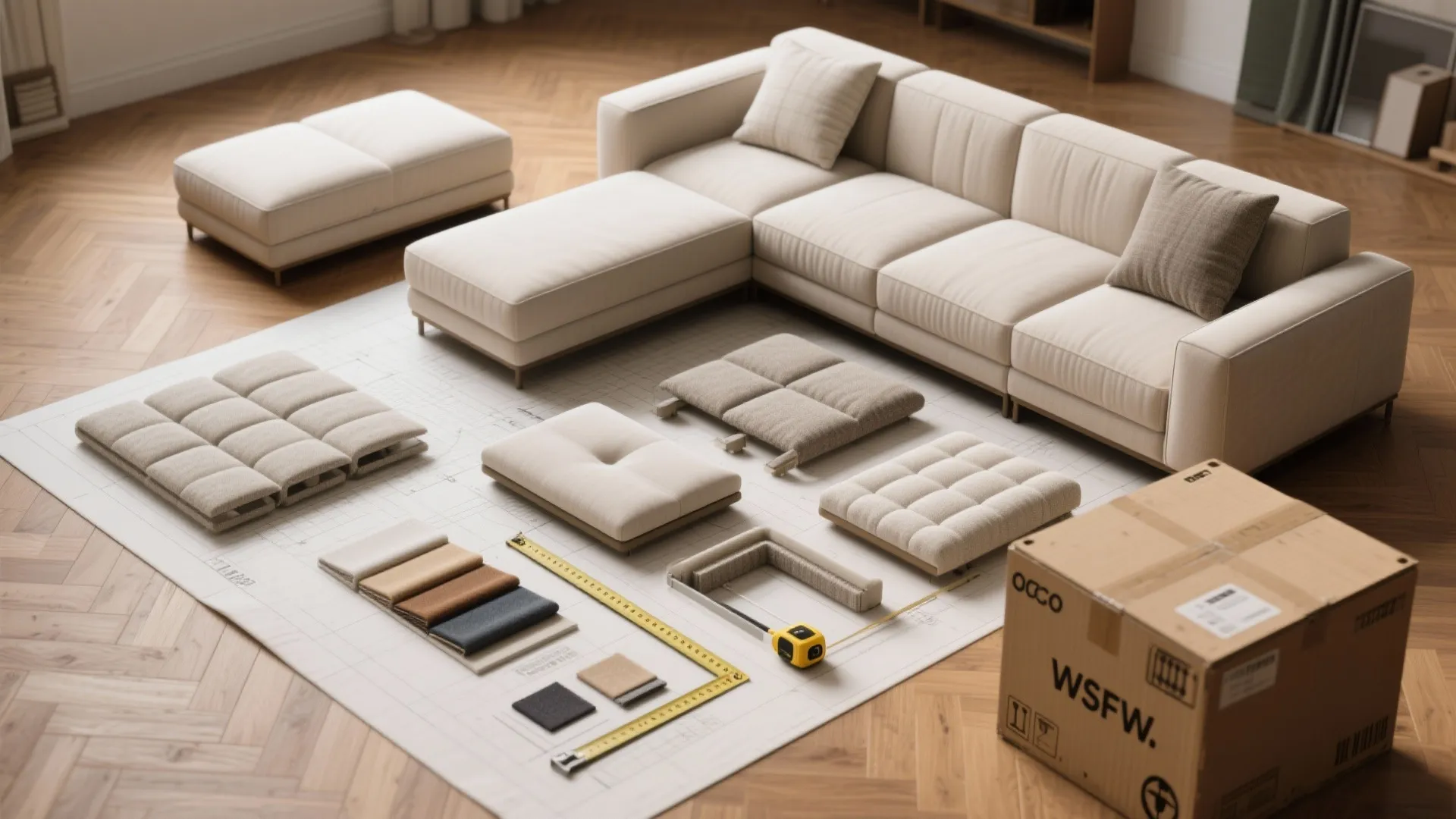 4. Opt for modular or customizable big pieces