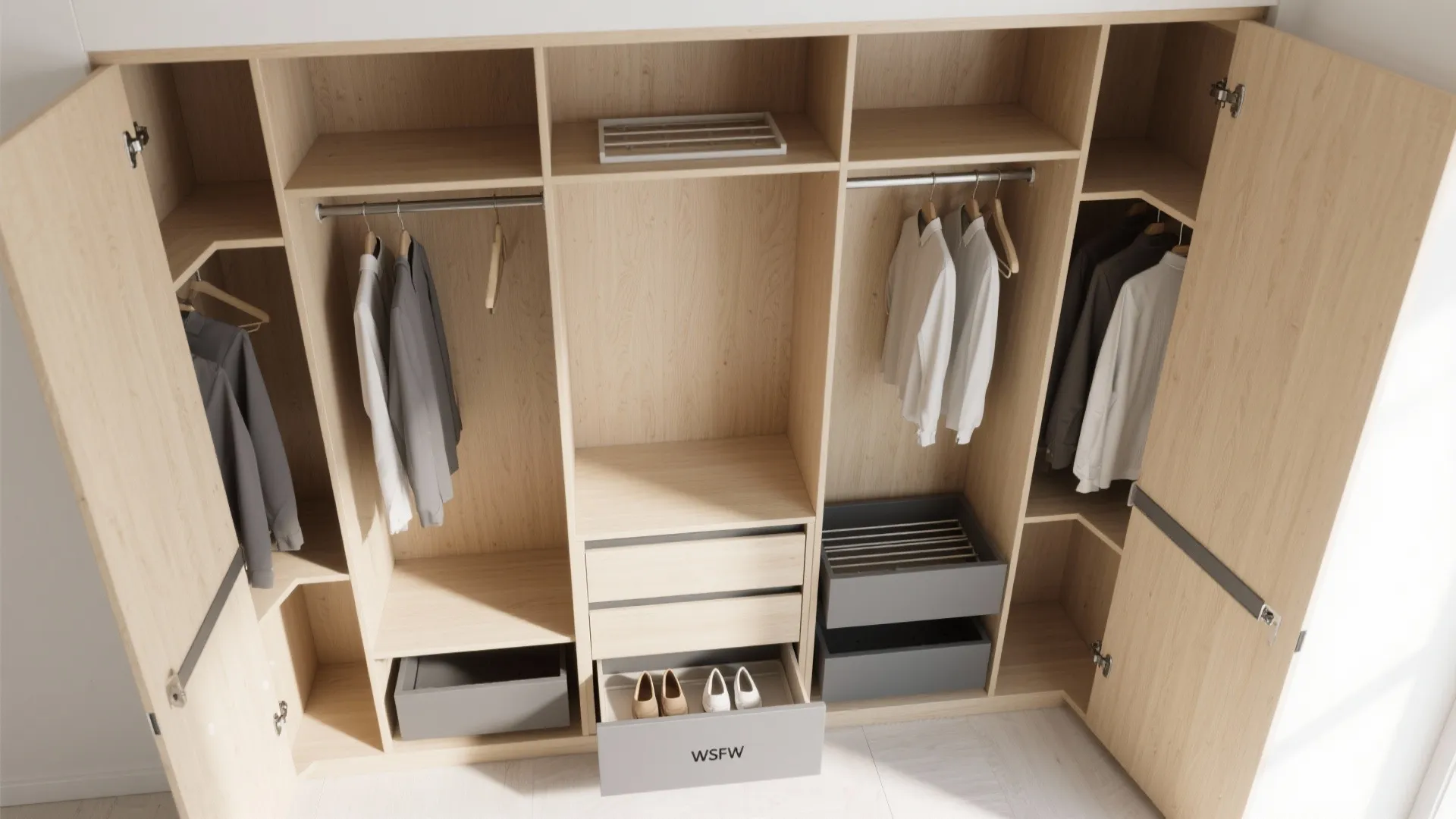 Modular Interiors: Drawers, Pull-outs, and Adjustable Shelves
