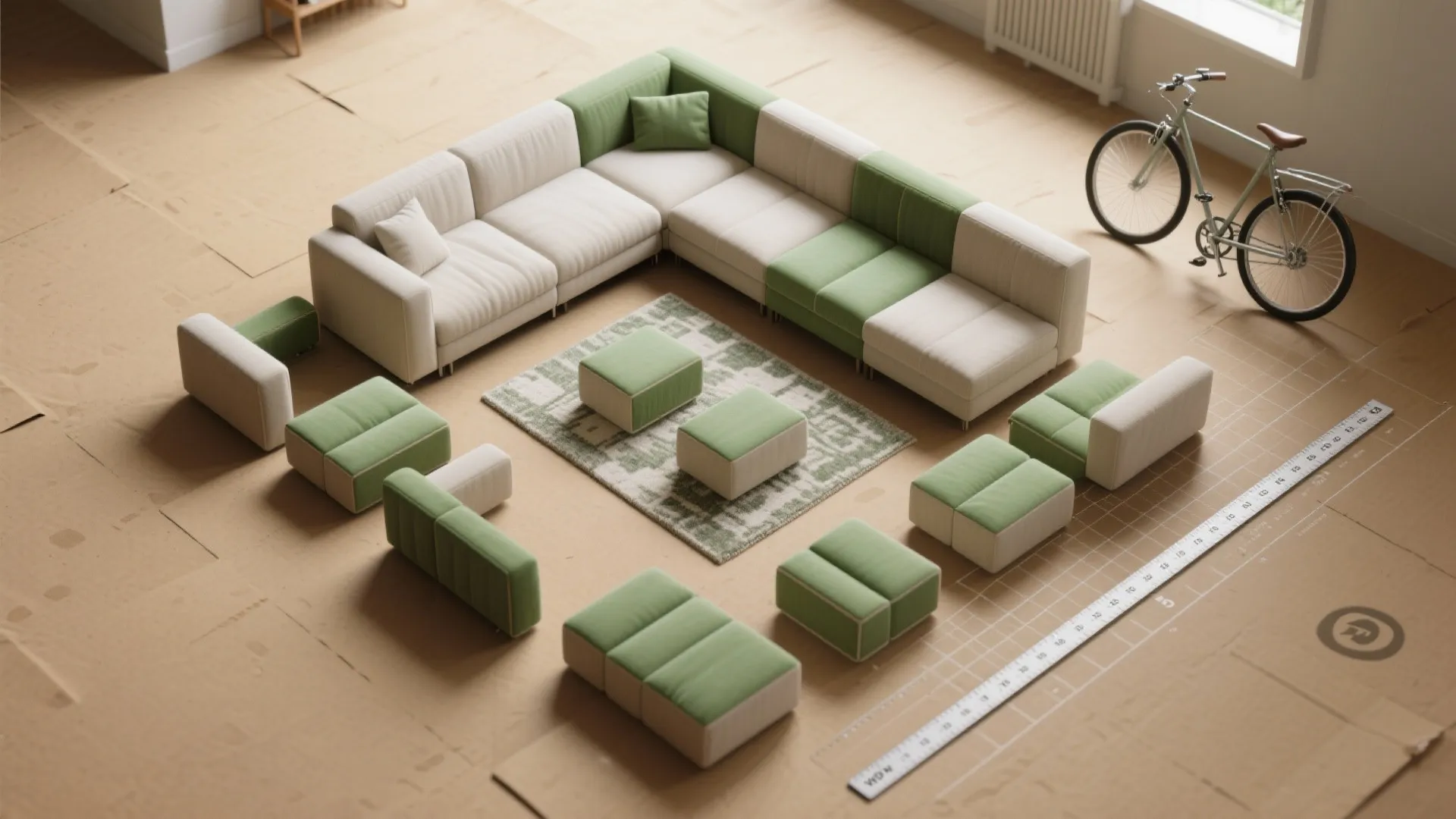Inspiration 3: Slim Modular Pieces for Flexibility