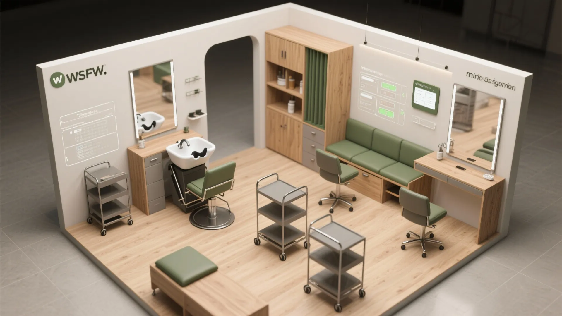 3. Choose modular furniture and tech-first scheduling