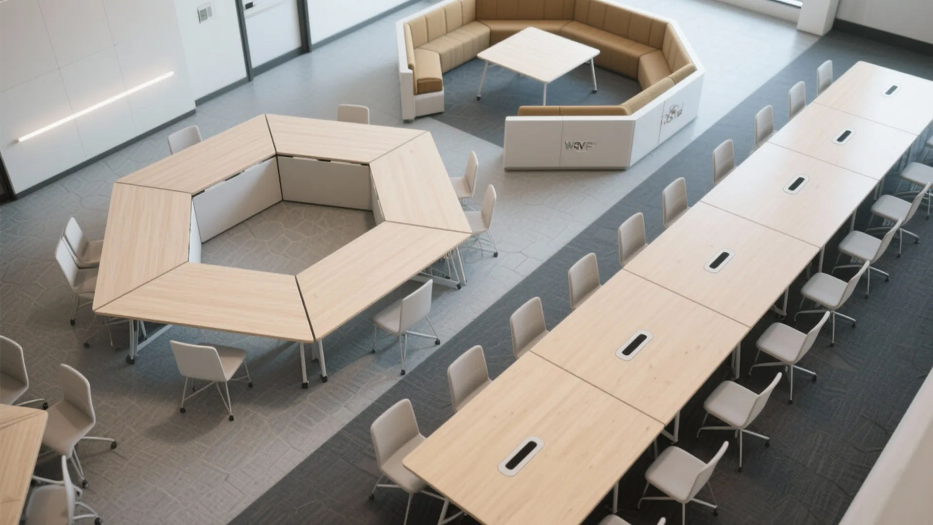 4. Modular Tables You Can Reconfigure