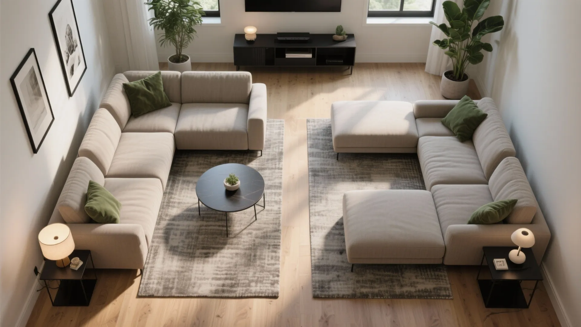 Modular Sectional as Adaptable Luxury