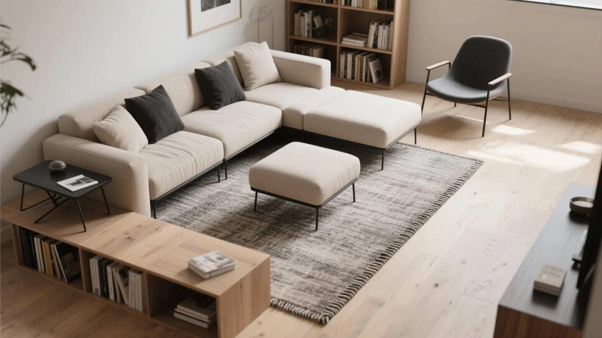 Flexible modular seating that moves with you